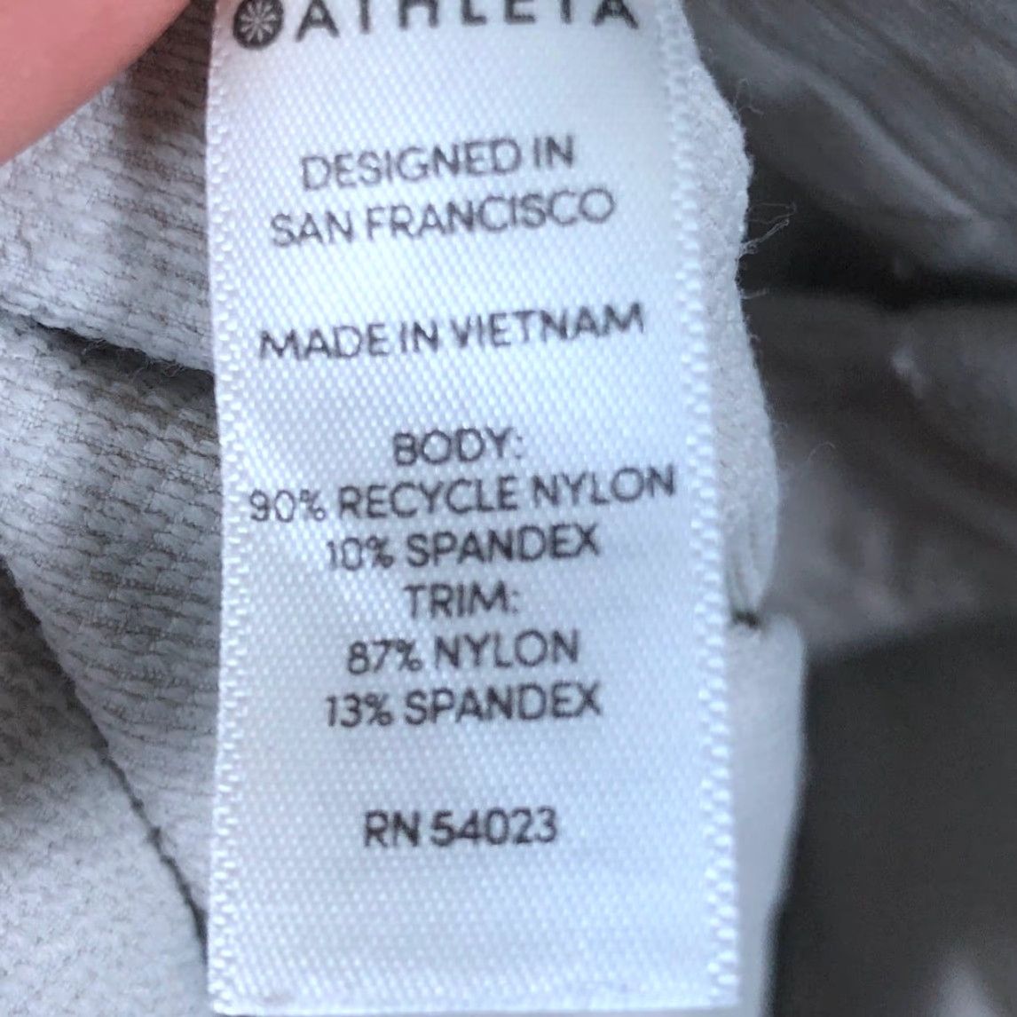 Athleta VINTAGE Athleta Womens Pants Bone Mid Rise Petite Skinny Open Front Pocket Stretch 0P Size 28" / US 6 / IT 42 - 6 Thumbnail