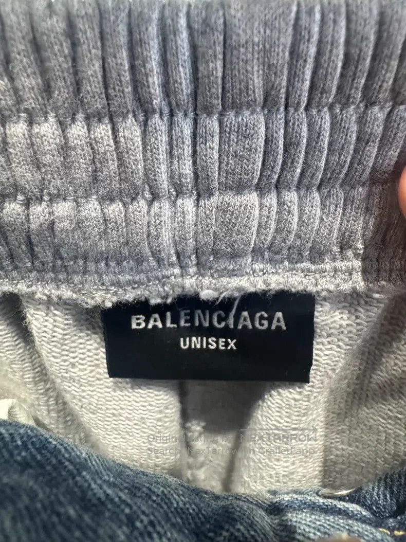 Balenciaga Balenciaga size S Patchwork Button Straight Denim Pants Size US 27 - 3 Thumbnail