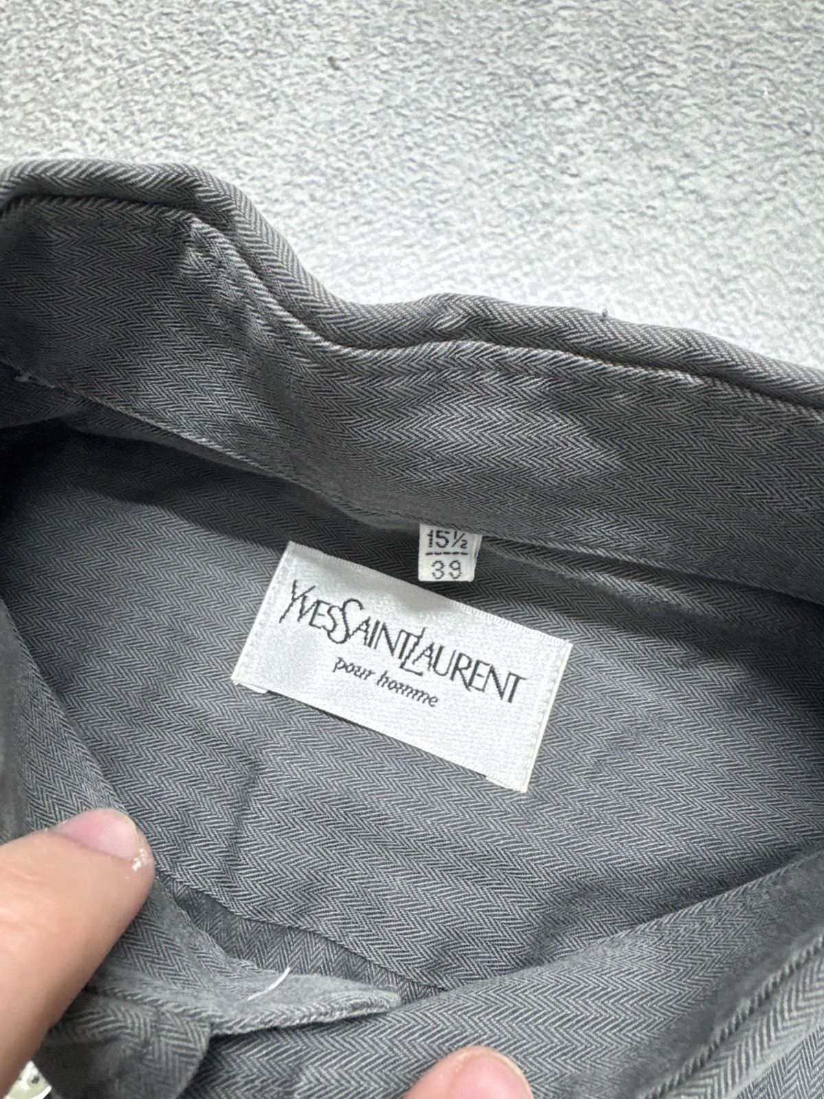 Yves Saint Laurent Vintage Yves Saint Laurent YSL Shirt Luxury Size US M / EU 48-50 / 2 - 9 Thumbnail