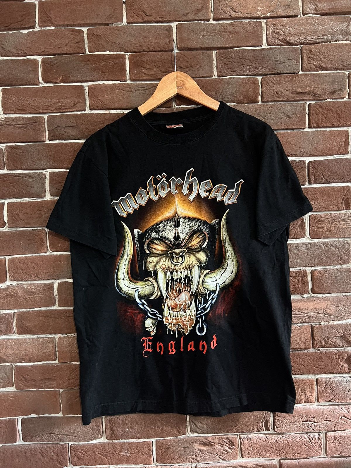Rare Motorhead England Vintage Metal Band Tee 00s Grail Y2K