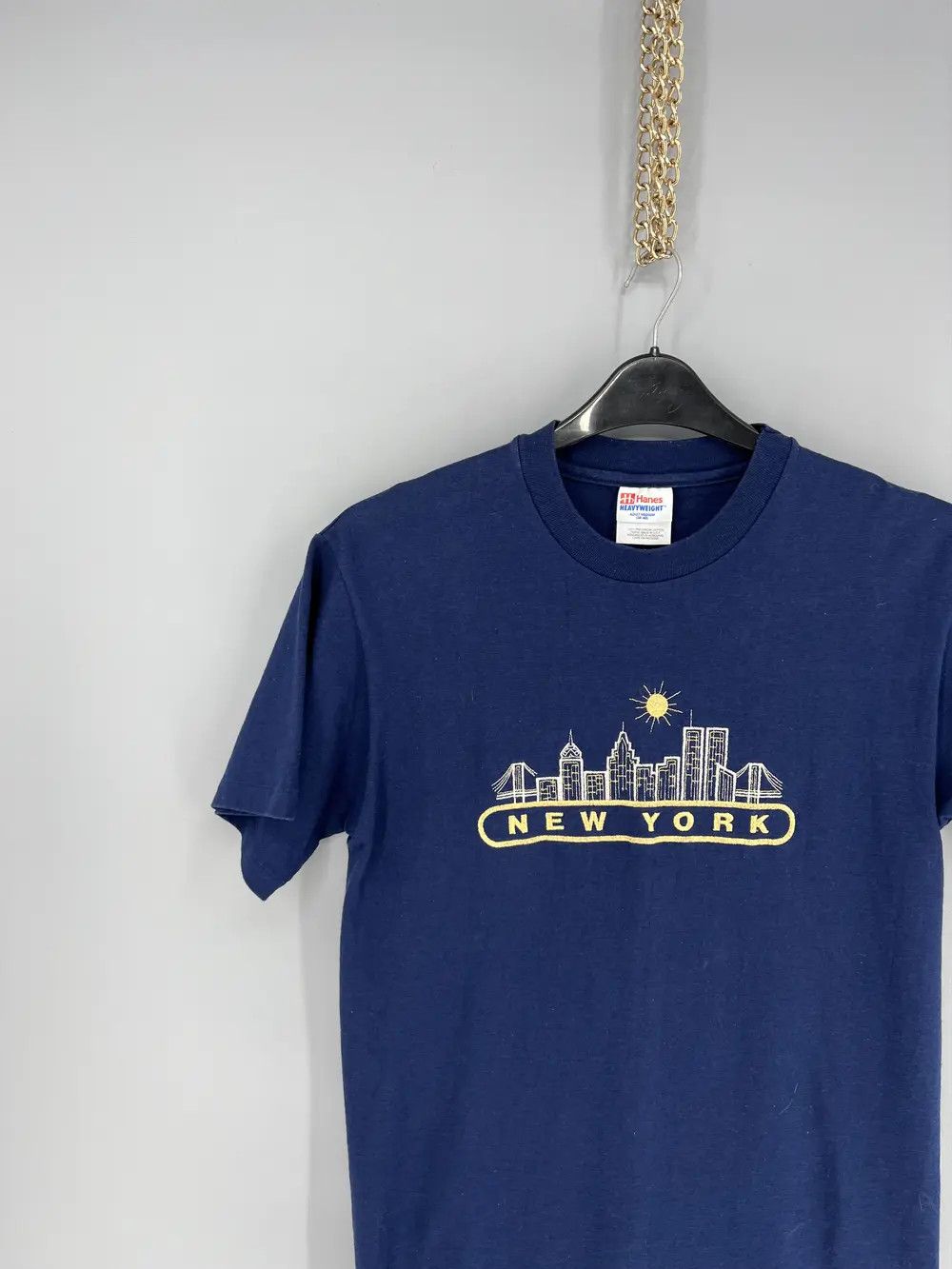 Vintage Rare Vintage 90s New York Embroidery T-Shirt single stitch Size US M / EU 48-50 / 2 - 5 Thumbnail