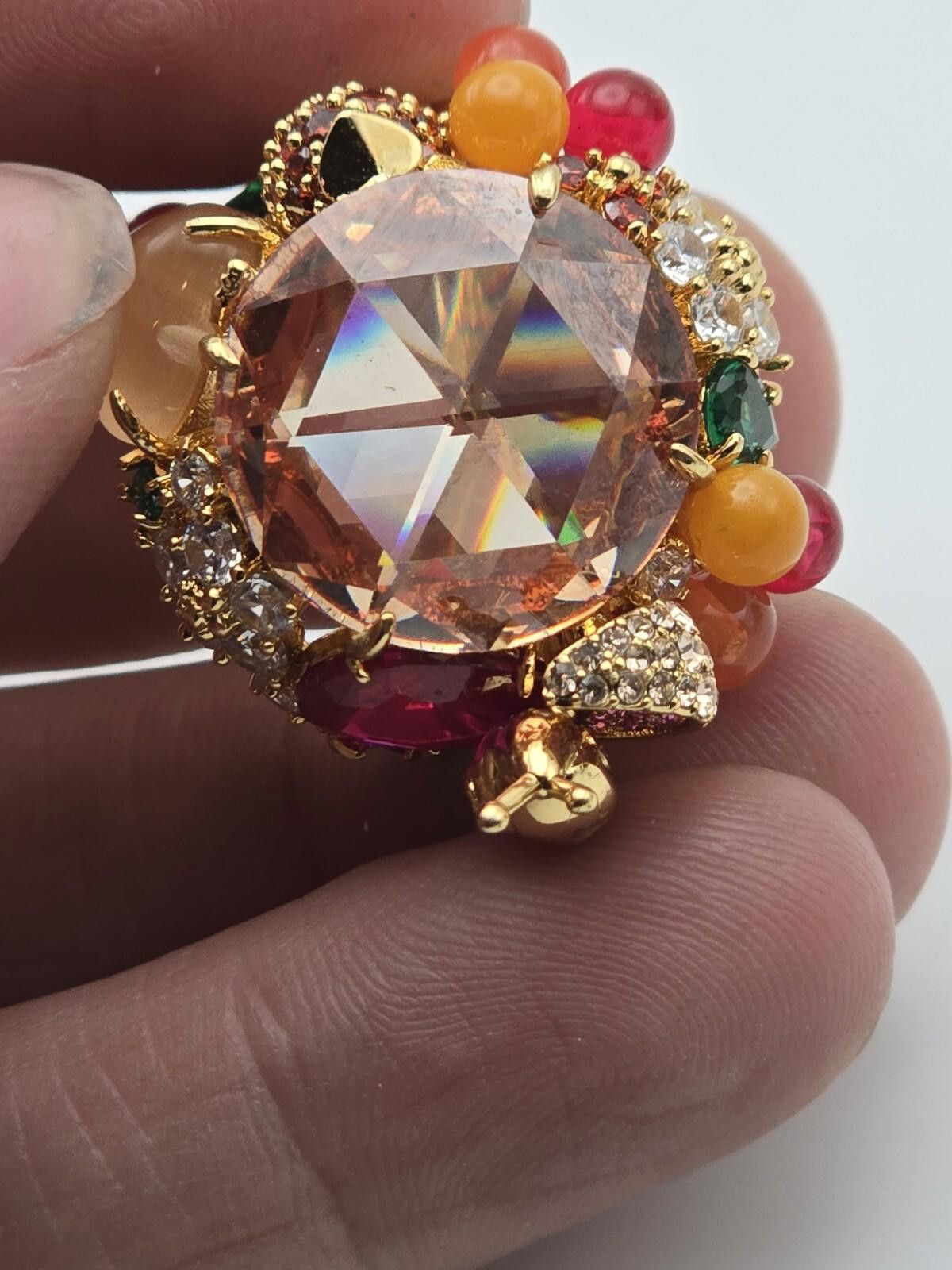 Other Kate Spade Fruit Salad Cocktail Ring Rare retired sz 5 Size ONE SIZE - 3 Thumbnail