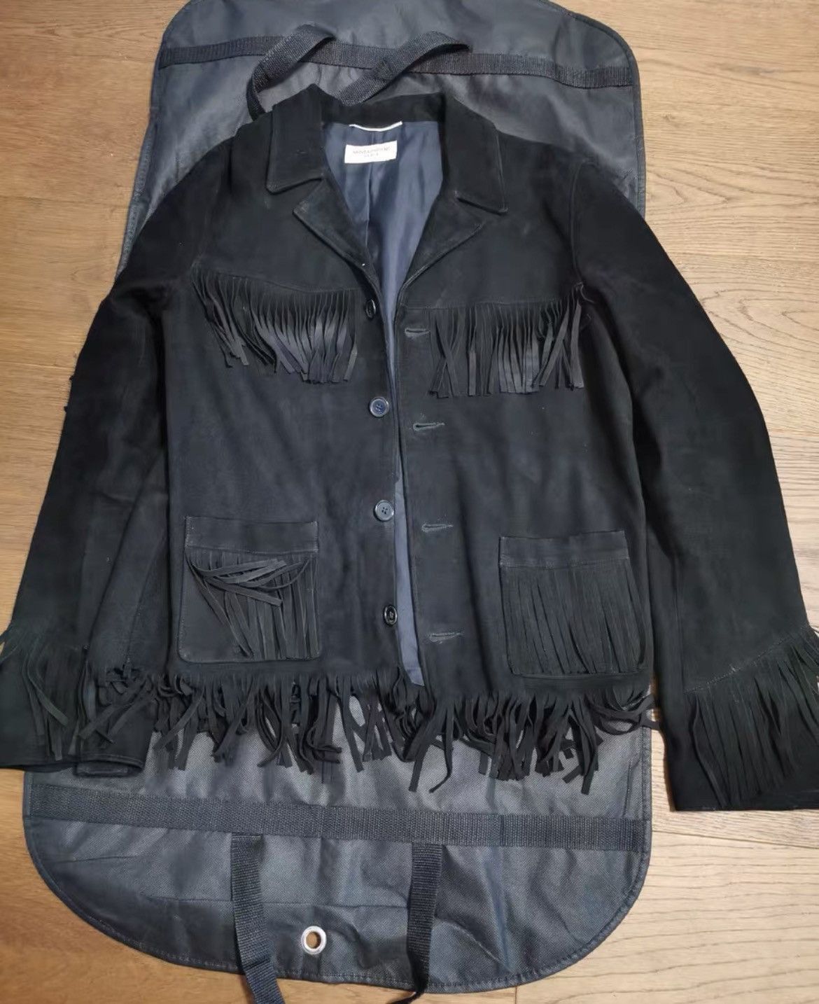 Saint Laurent Paris Saint Laurent Paris 13fw fringed leather jacket-2505 Size US M / EU 48-50 / 2 - 1 Thumbnail