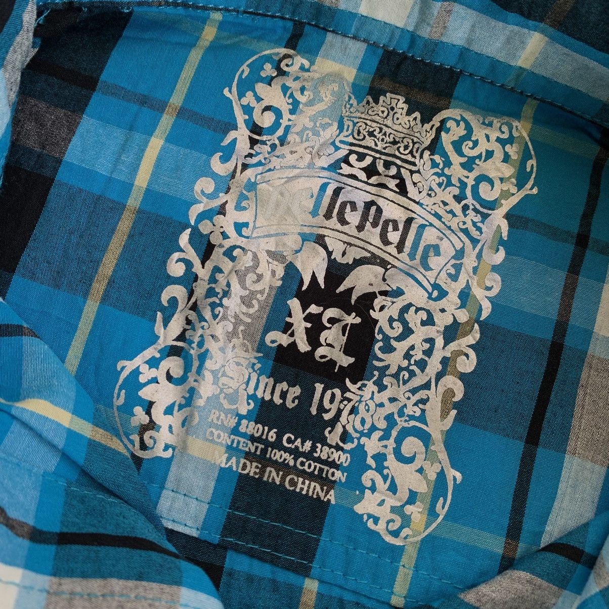 Pelle Pelle × Vintage Pelle Pelle Shirt Size US XL / EU 56 / 4 - 2 Thumbnail
