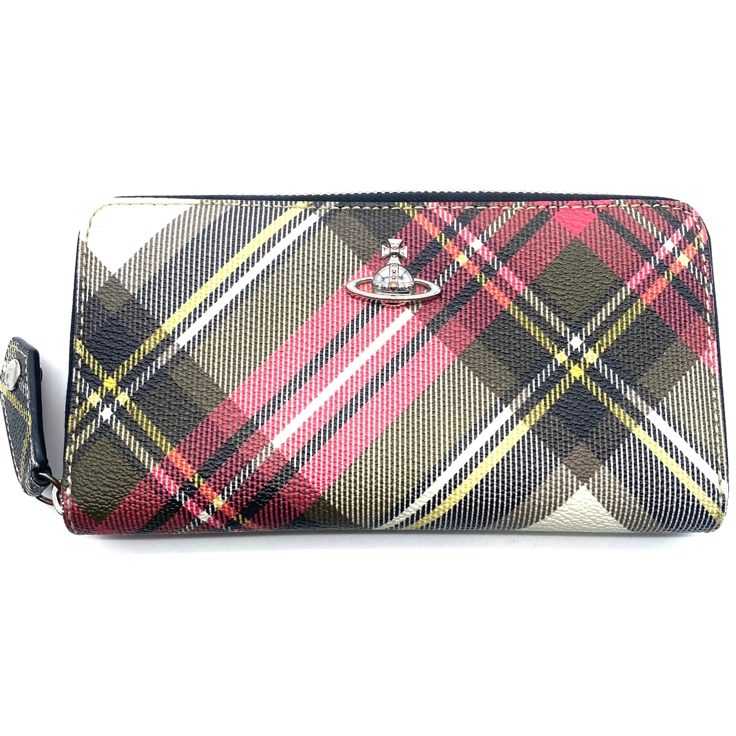 Vivienne Westwood ORB Long Wallet Plaid