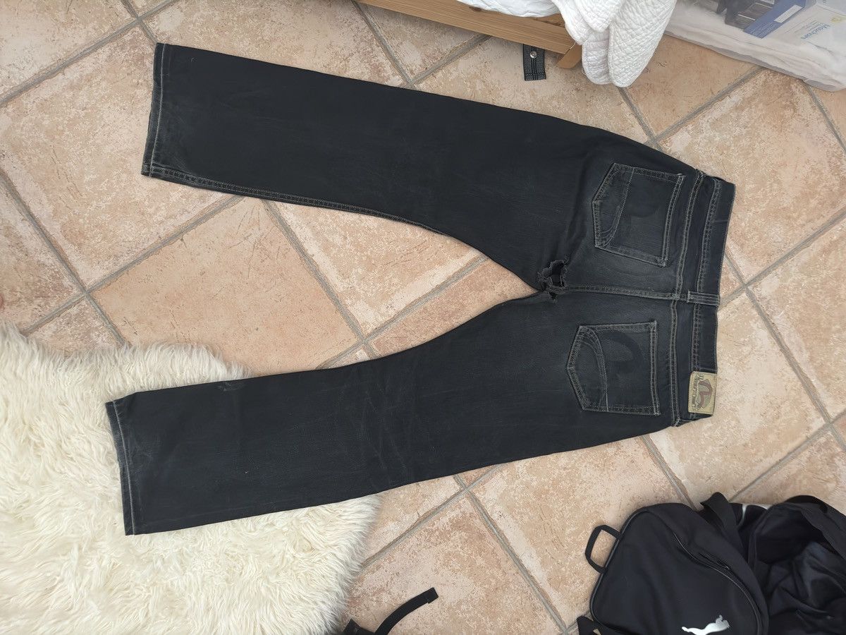 Evisu × Puma Evisu x Puma Y2k jeans full black Size US 36 / EU 52 - 2 Thumbnail