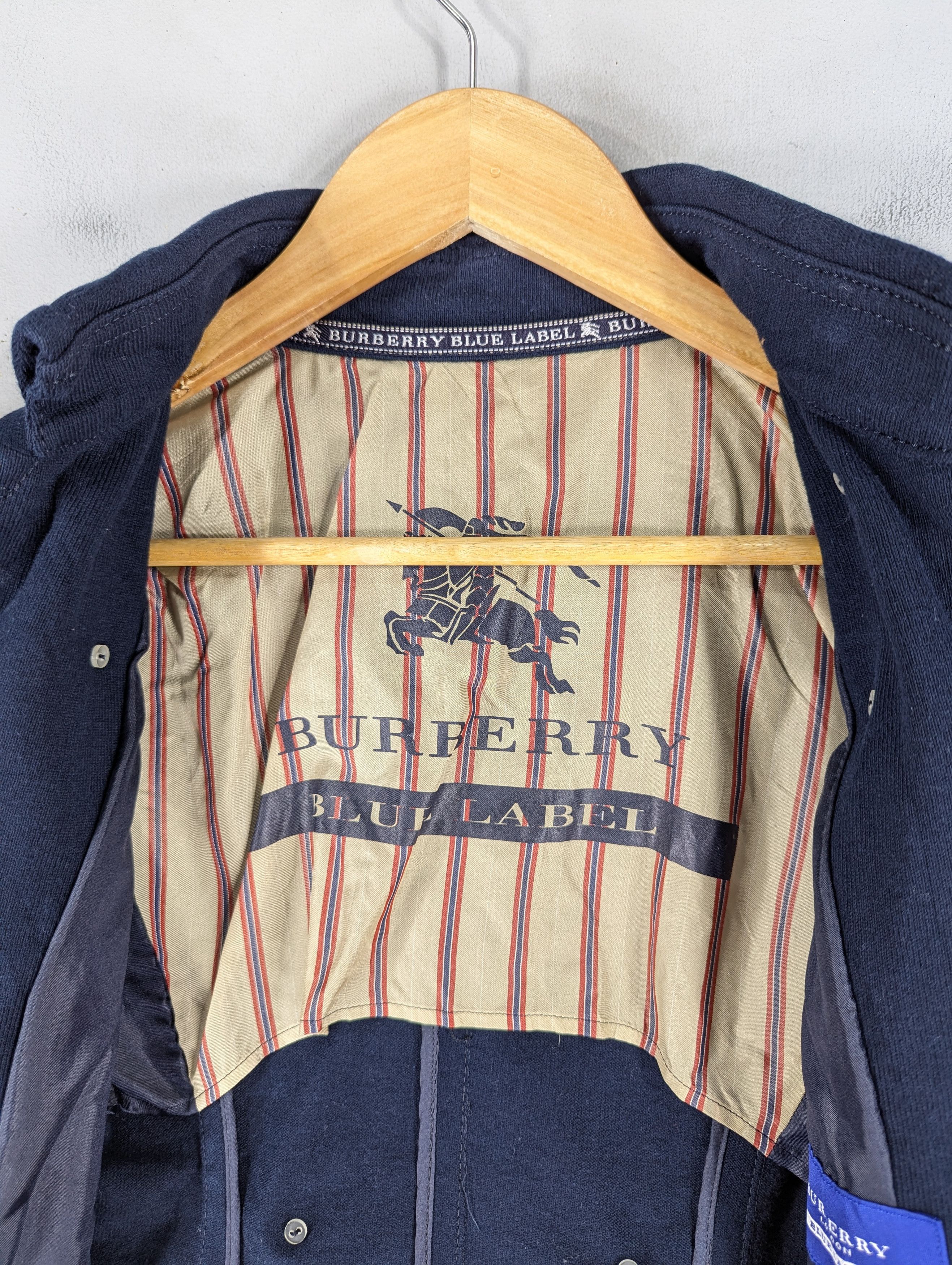 Burberry Burberry Blue Label Cropped Double Breasted Wool Coat Jacket Size XS / US 0-2 / IT 36-38 - 10 Thumbnail