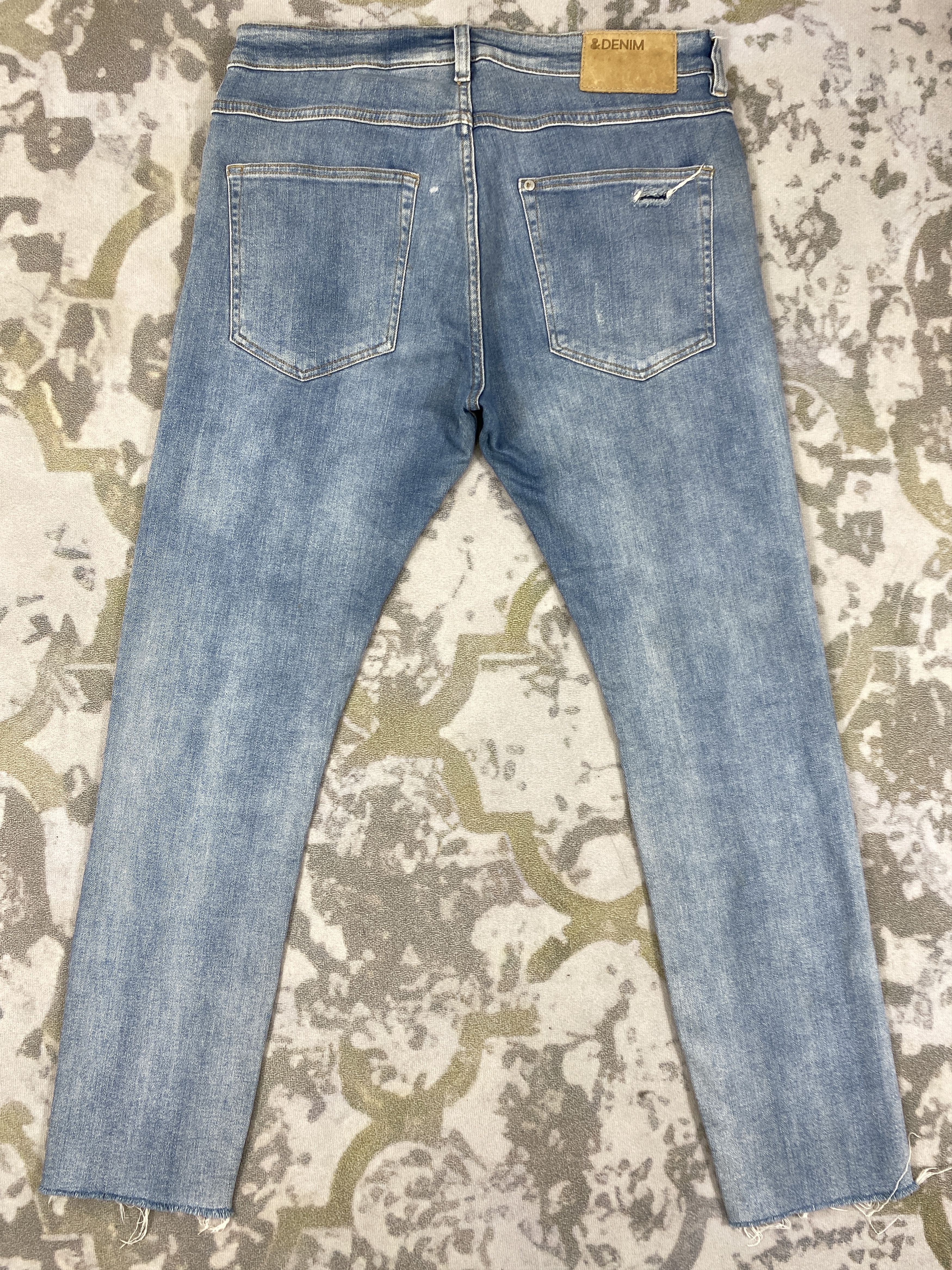 H&M H&M Japanese Brand Distressed Denim 34x28.5 -JN013 Size US 34 / EU 50 - 2 Thumbnail