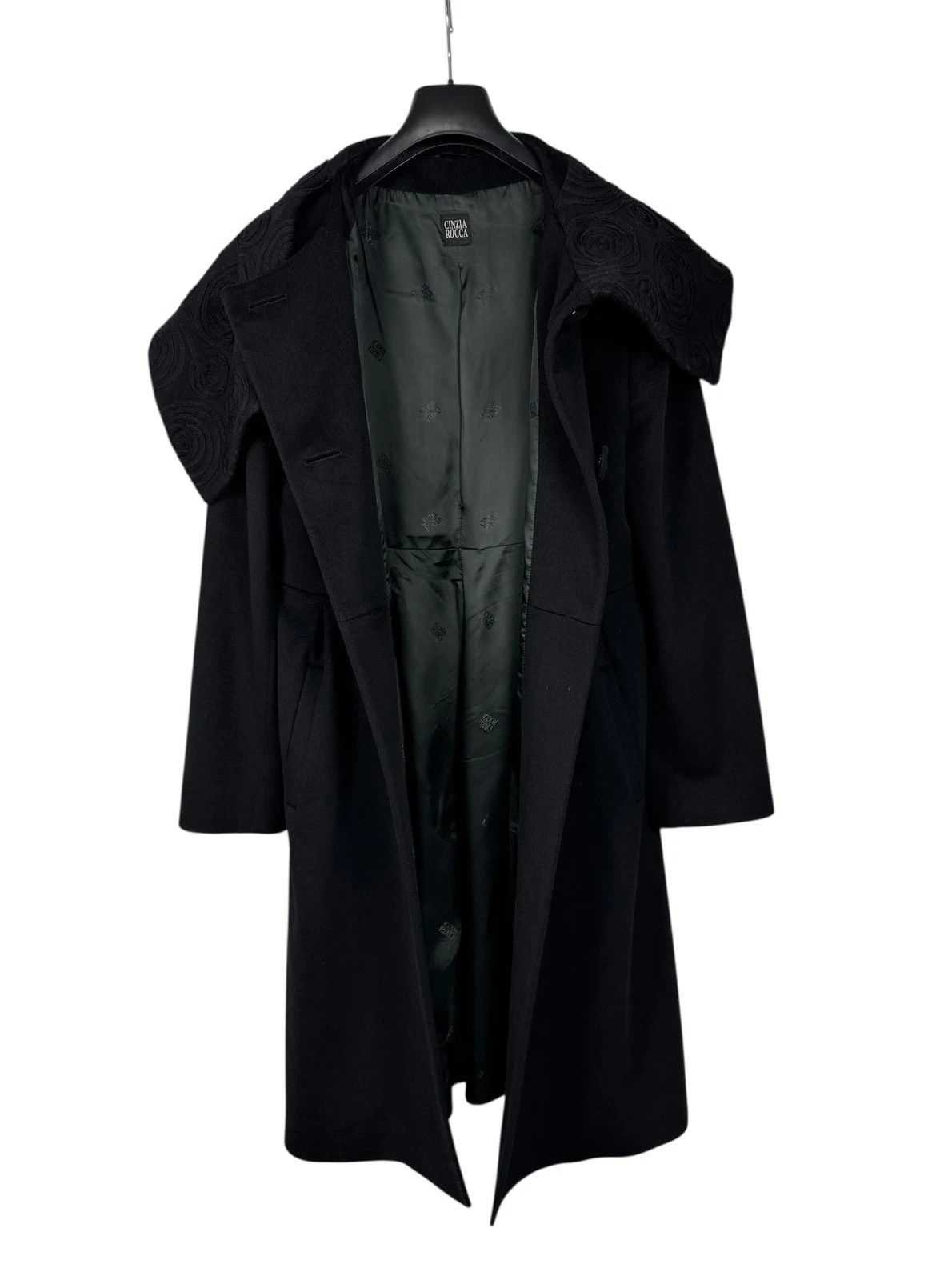 Cinzia Rocca Cinzia Rocca Loro Piana Wool Overcoat Embroidered size IT48 Size L / US 10 / IT 46 - 12 Thumbnail