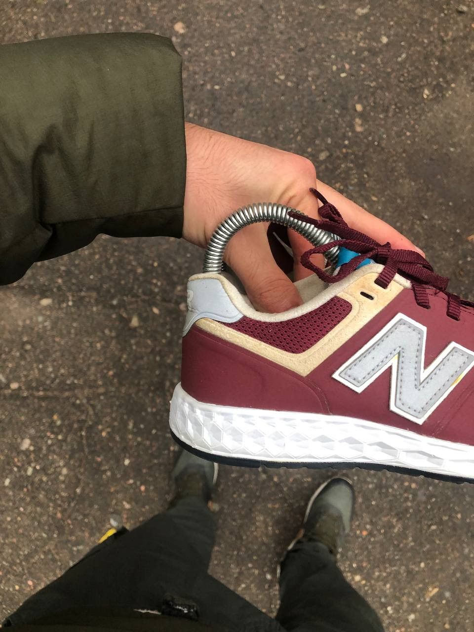 New Balance × Vintage VERY RARR NEW BALANCE 574 REFLECTIVE SNEAKERS JAPAN STYLE Size US 4.5 / IT 34.5 - 17 Thumbnail