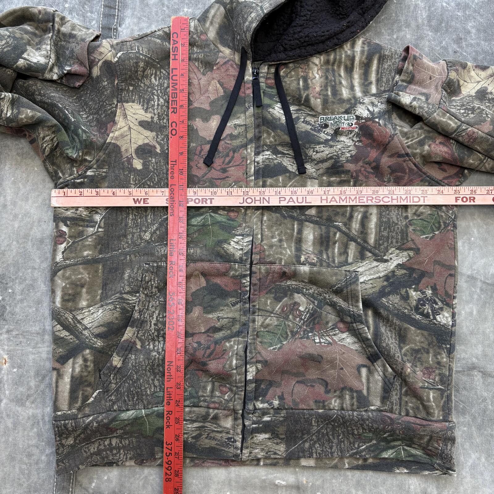 Mossy Oaks Vintage Y2K Mossy Oak Camo Sherpa Lined Full Zip Hoodie Size US L / EU 52-54 / 3 - 3 Thumbnail