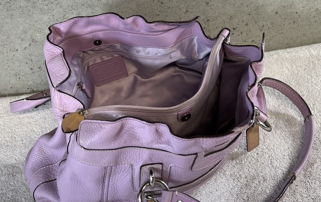 Coach Vintage Coach Penelope Crossbody Lilac Purple Leather Bag Size ONE SIZE - 10 Thumbnail
