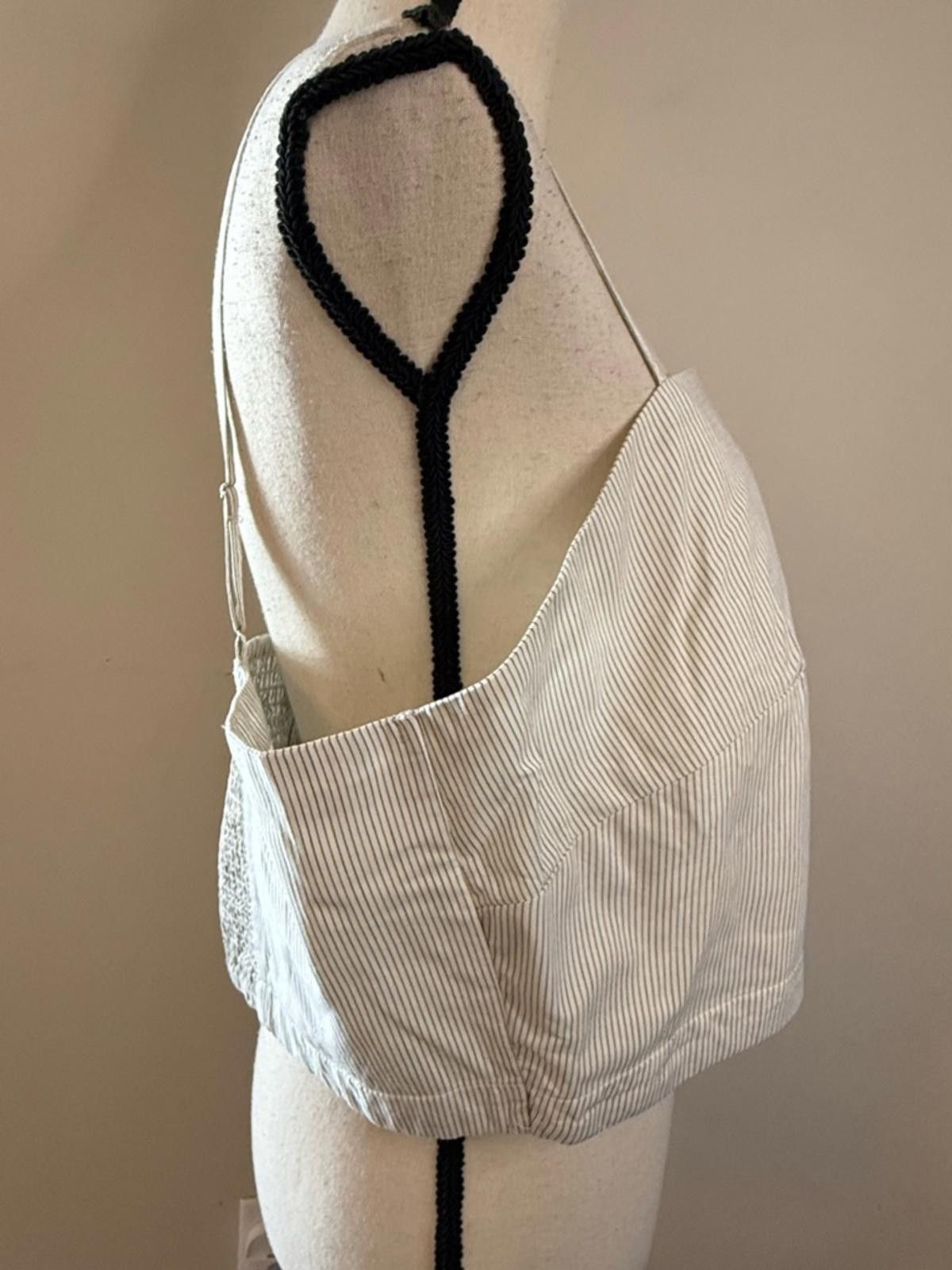 Other Banana Republic Factory preppy striped cropped top SZ XL Size XL / US 12-14 / IT 48-50 - 3 Thumbnail