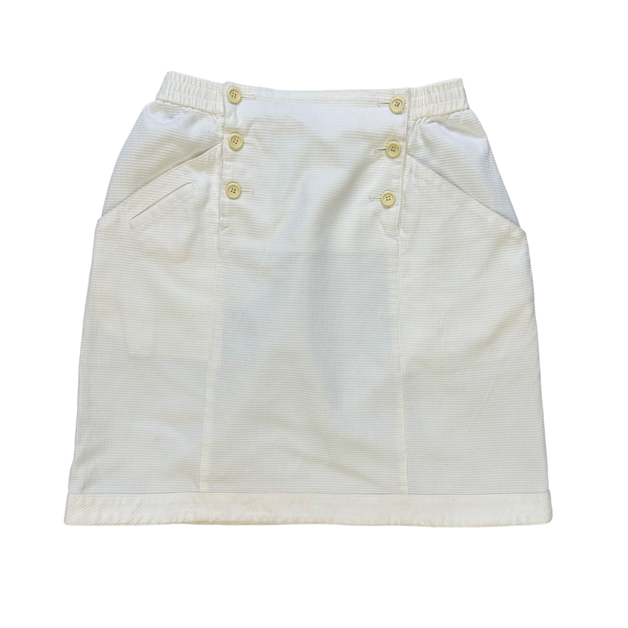 Christian Dior Monsieur CHRISTIAN DIOR SPORTS WHITE SKIRT #7999-71 Size 25" / US 0 / IT 36 - 1 Thumbnail