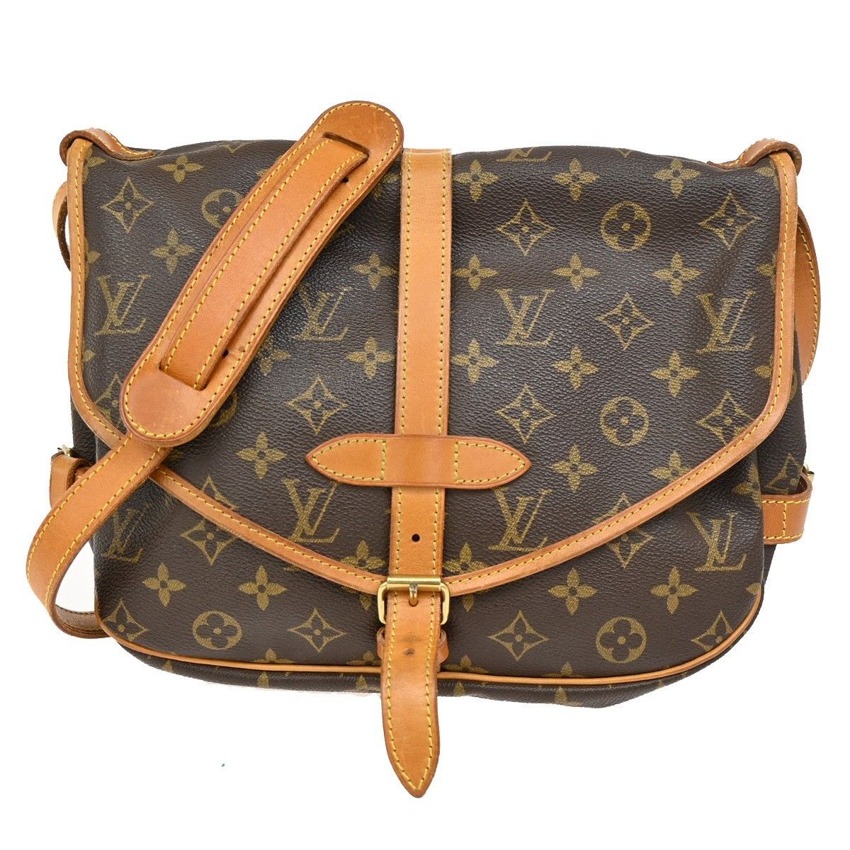 Louis Vuitton Louis Vuitton Saumur Handbag Monogram Canvas Size ONE SIZE - 1 Thumbnail