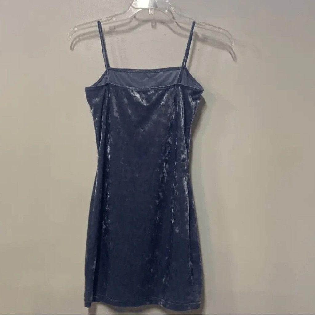Armor-Lux Light Blue Velvet Body Con Dress Size S / US 4 / IT 40 - 2 Thumbnail