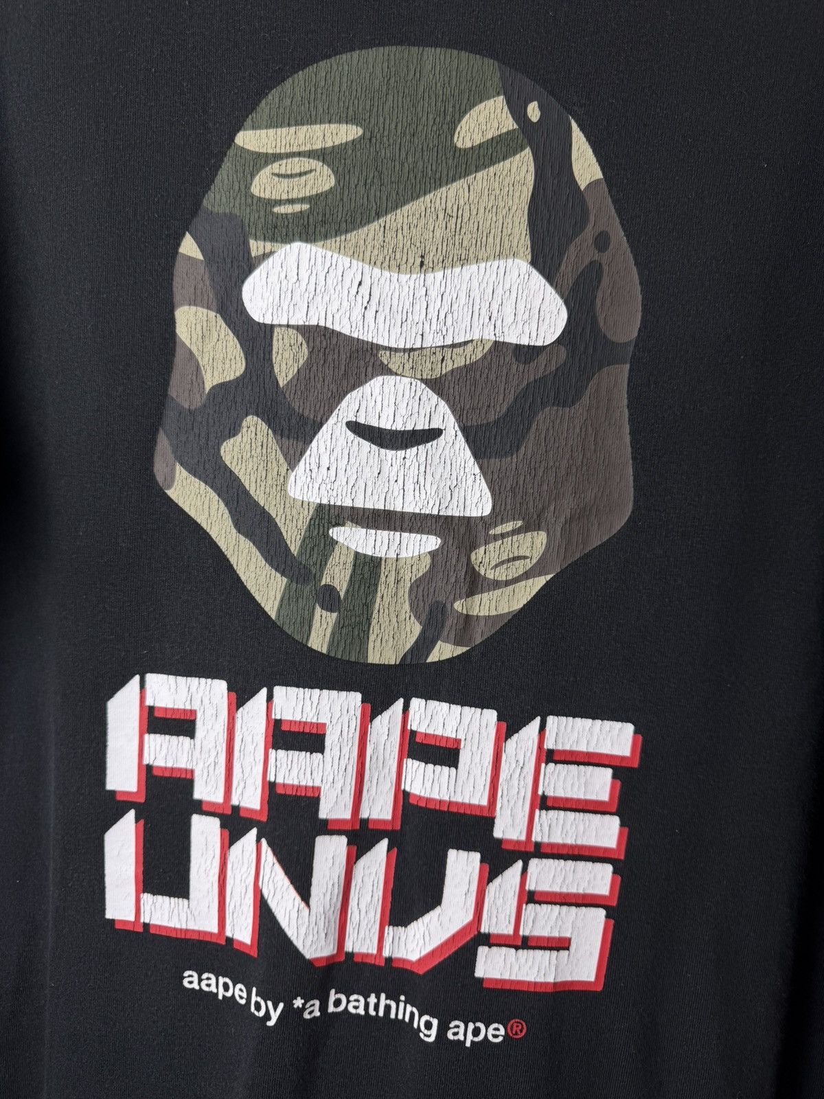 Aape Vintage Aape by a Bathing Ape Bape T Shirt Size US L / EU 52-54 / 3 - 4 Thumbnail