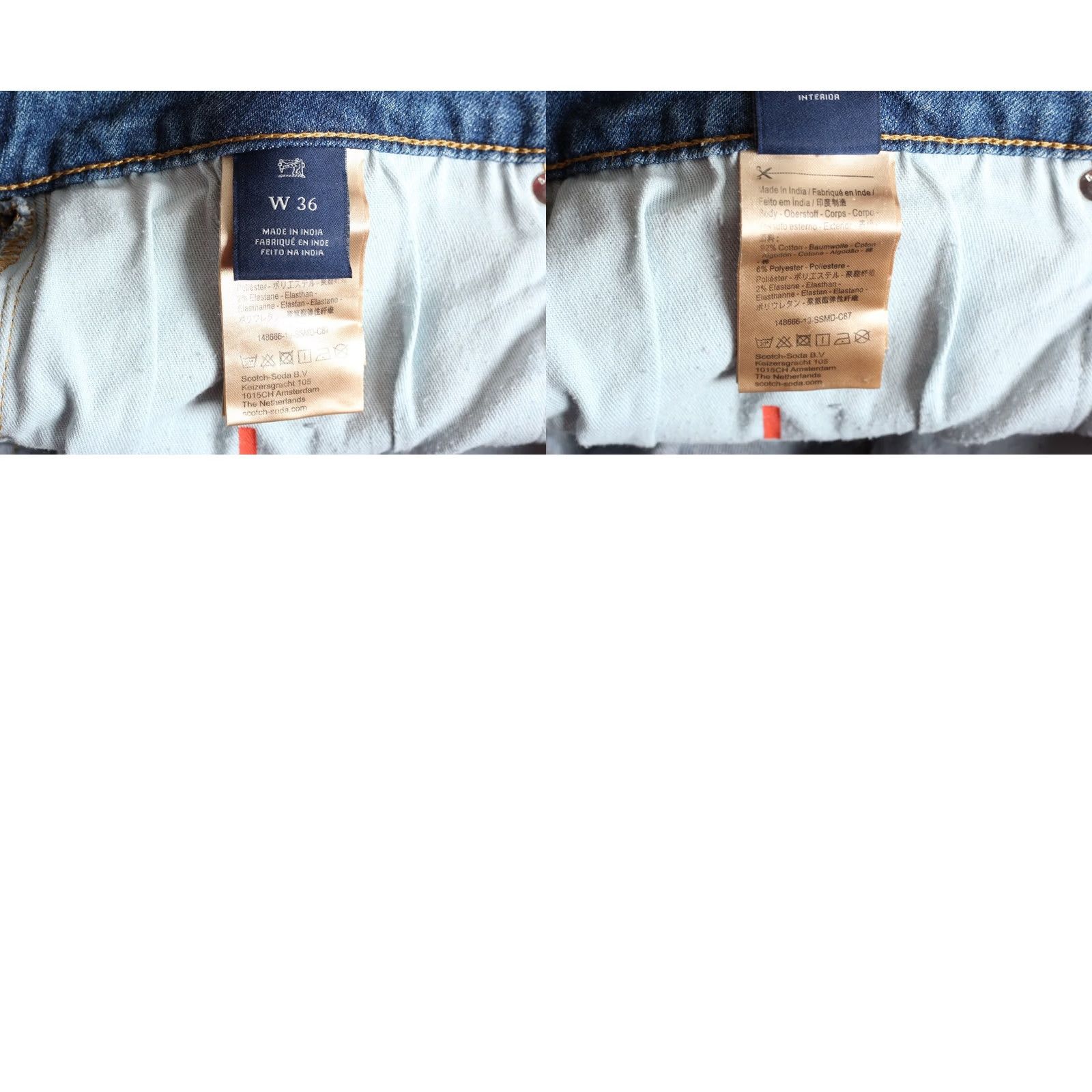 Scotch & Soda SCOTCH & SODA RALSTON Denim Jeans Shorts Men Size W36 Stretch DZ5224 Size US 36 / EU 52 - 8 Thumbnail