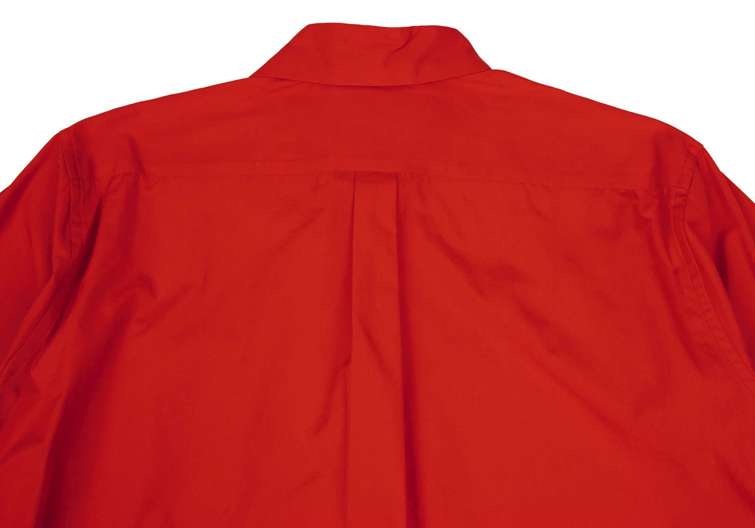 Yohji Yamamoto Yohji Yamamoto Cotton Asymmetrical Collar Shirt Red 3 Size US L / EU 52-54 / 3 - 12 Thumbnail