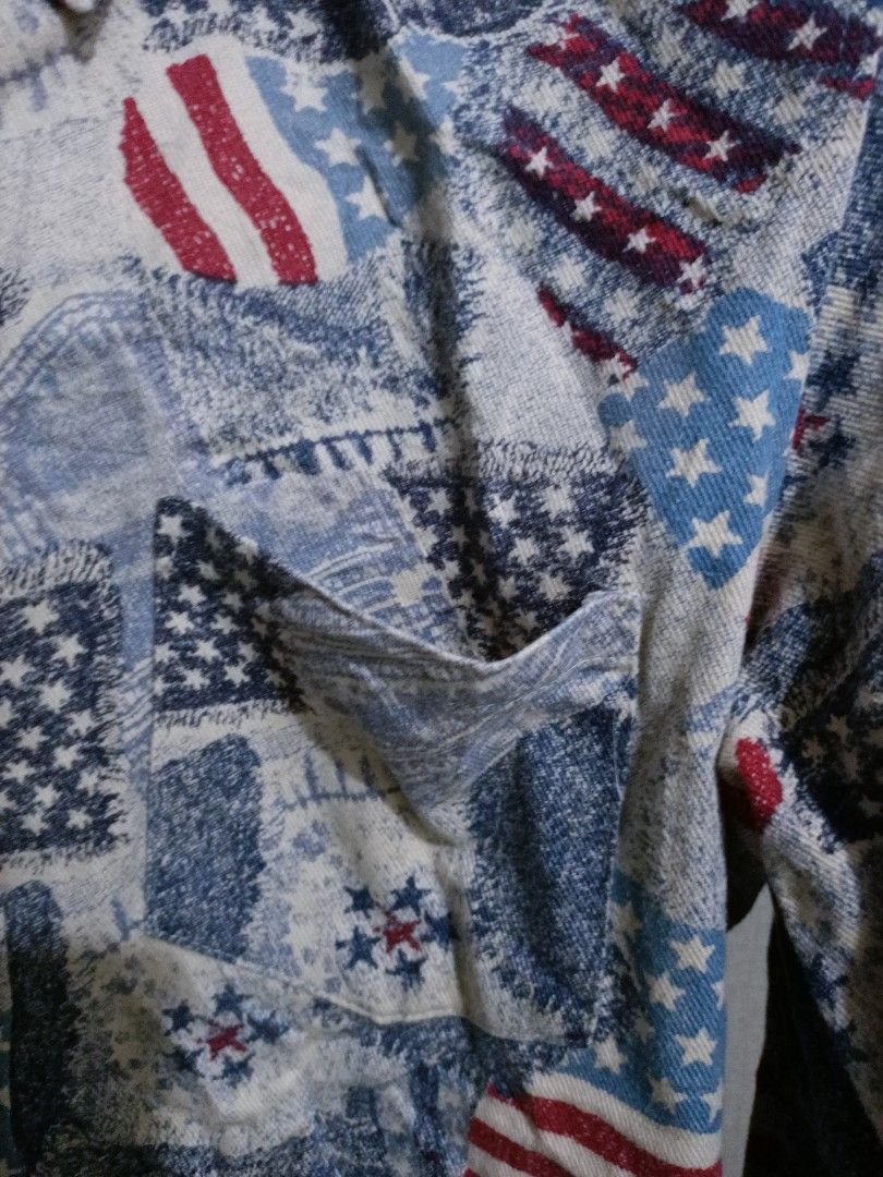 In The Attic × Japanese Brand Usa flag AOP in the attic button shirt Size US M / EU 48-50 / 2 - 3 Thumbnail