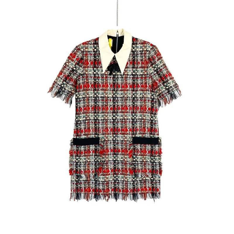 Gucci Gucci Tweed Bow Mini Dress Size 40 Size S / US 4 / IT 40 - 1 Thumbnail