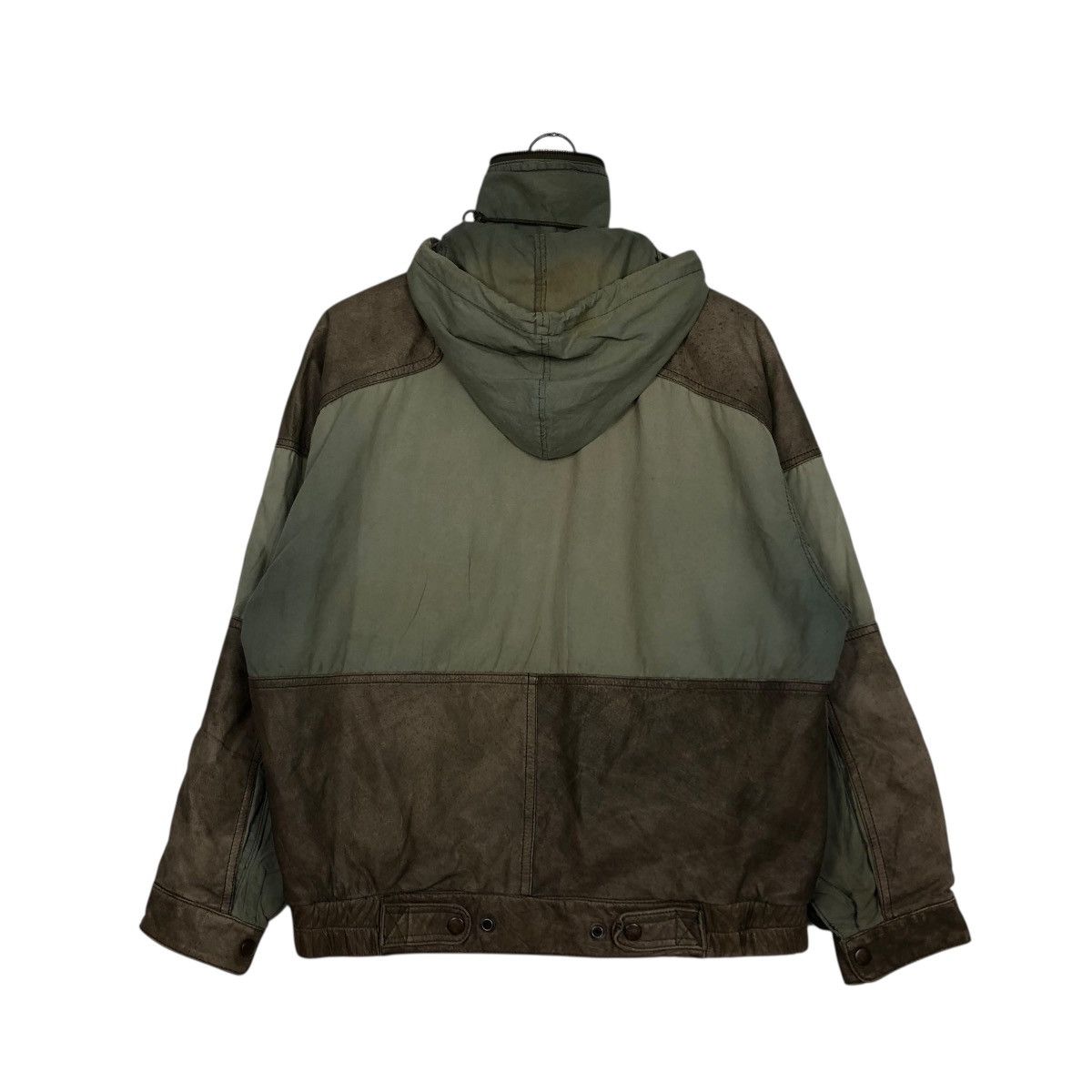 Japanese Brand 🔥VINTAGE BOMBER LEATHER JACKET JACKERS ISSEY MIYAKE Size US M / EU 48-50 / 2 - 10 Thumbnail