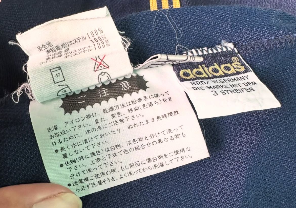 Adidas Vintage 90s Adidas Firebird W.Germany Stripe Taped Pants Size US 32 / EU 48 - 7 Thumbnail