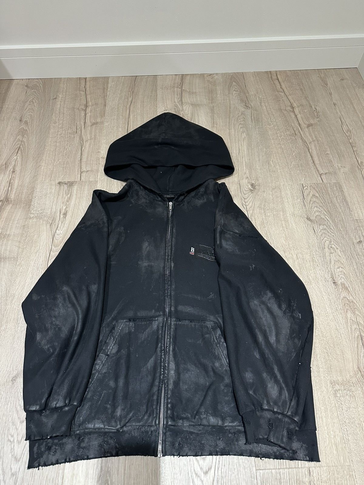 Balenciaga Balenciaga mud gaffer hoodie Size US XL / EU 56 / 4 - 1 Thumbnail