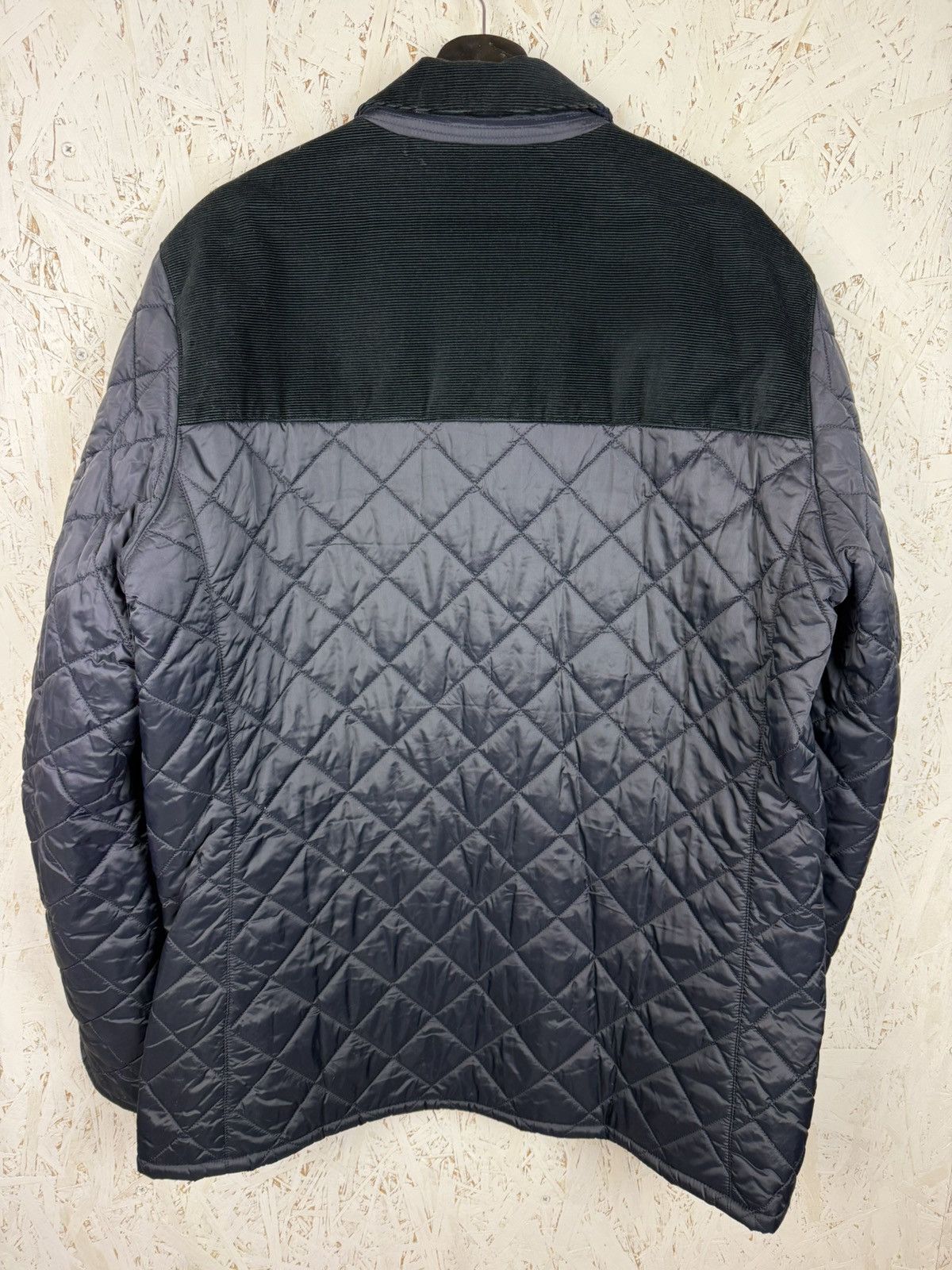 Barbour Barbour Gillock Quilted Jacket Corduroy Collar Black Size US XL / EU 56 / 4 - 6 Thumbnail