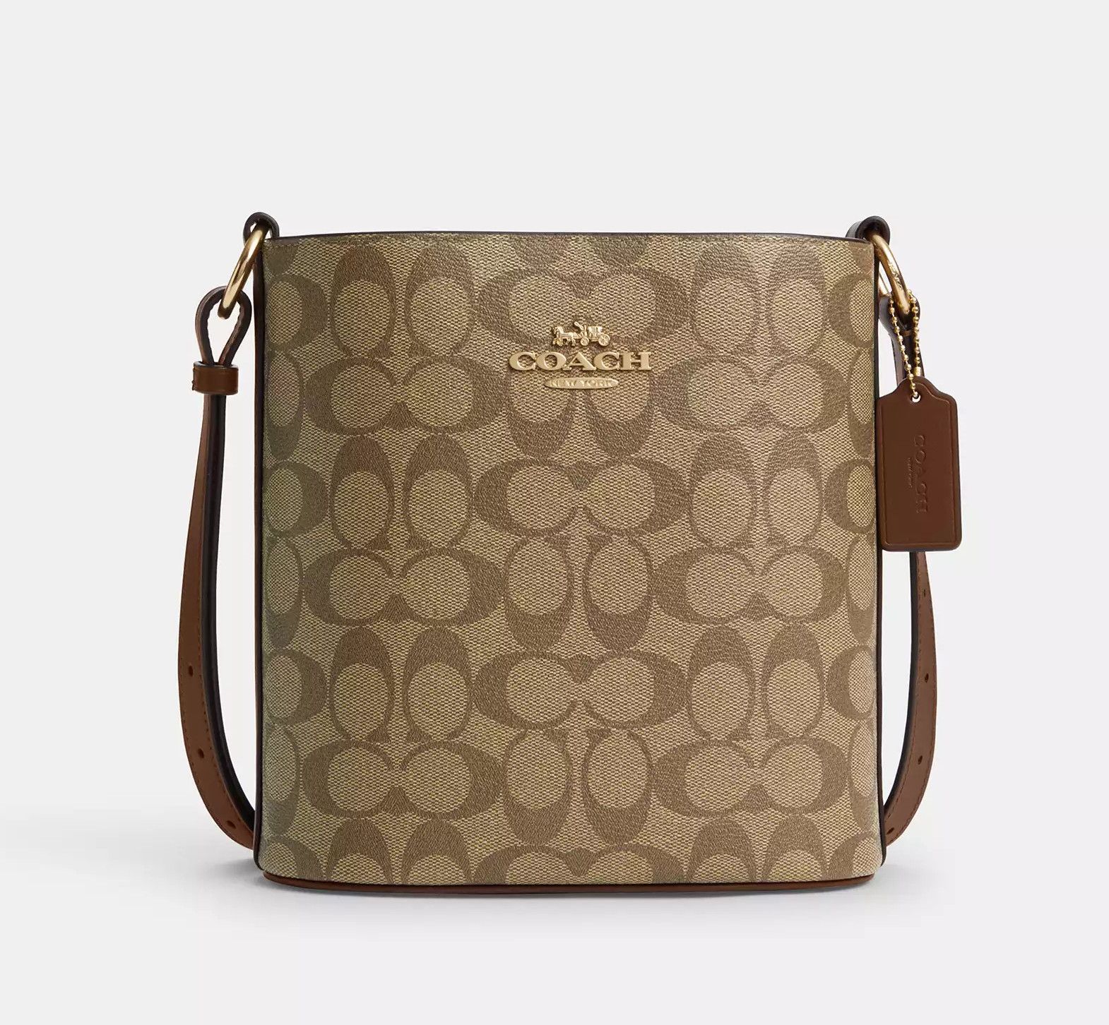 Coach Sophie Bucket Bag In Signature Canvas CR154 Size ONE SIZE - 6 Thumbnail
