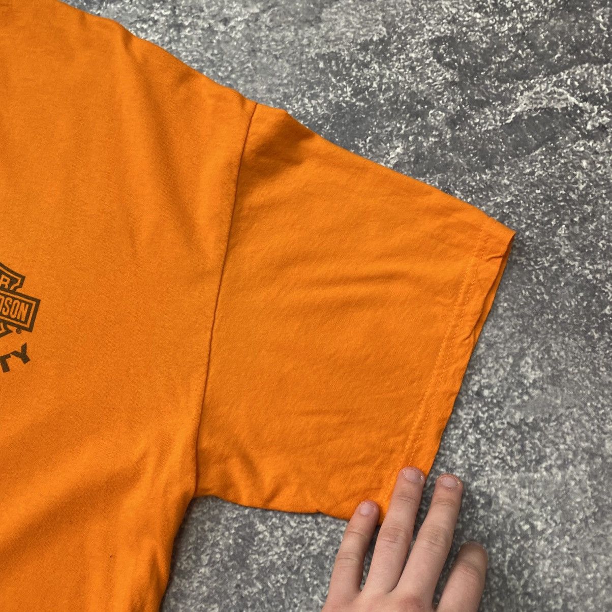 Band Tees Vintage Harley-Davidson Security Motorcycle 00’s tee Size US XL / EU 56 / 4 - 5 Thumbnail