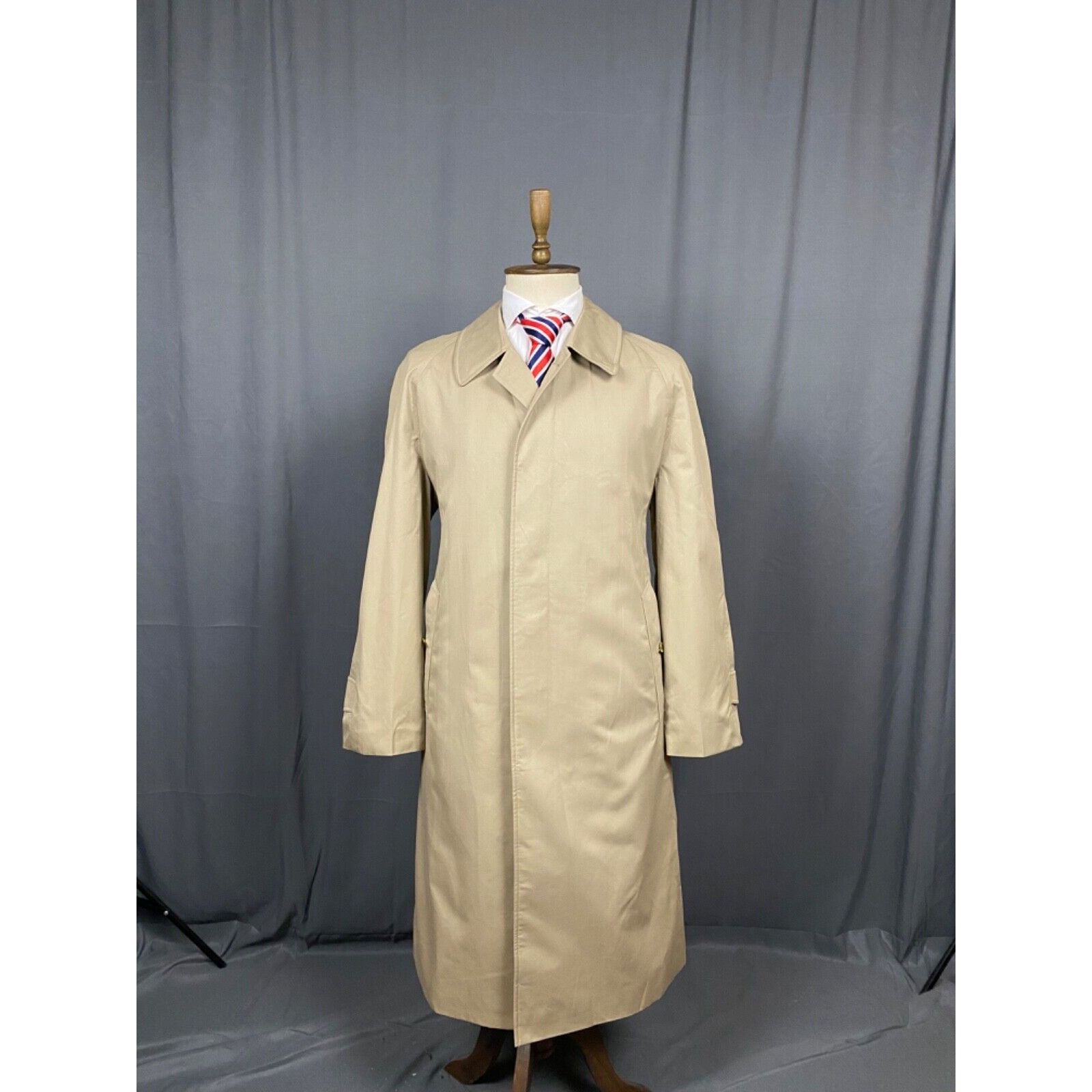 Burberry Burberry + Wool Liner Nova Check Men's Beige Trench Coat Siz Size US L / EU 52-54 / 3 - 4 Thumbnail