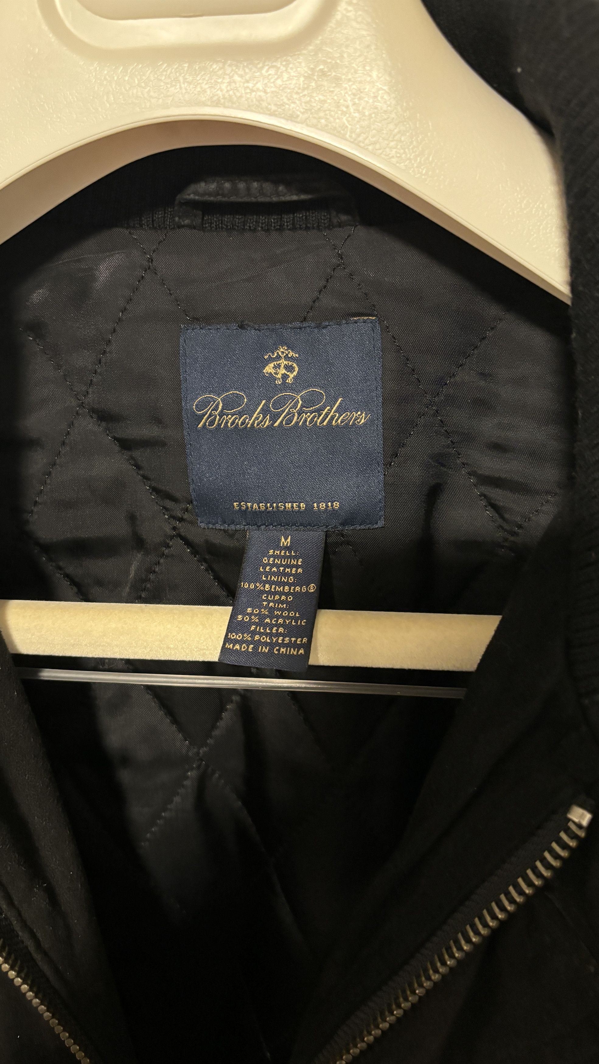 Brooks Brothers $950 Black Suede Field Jacket Size US M / EU 48-50 / 2 - 10 Thumbnail