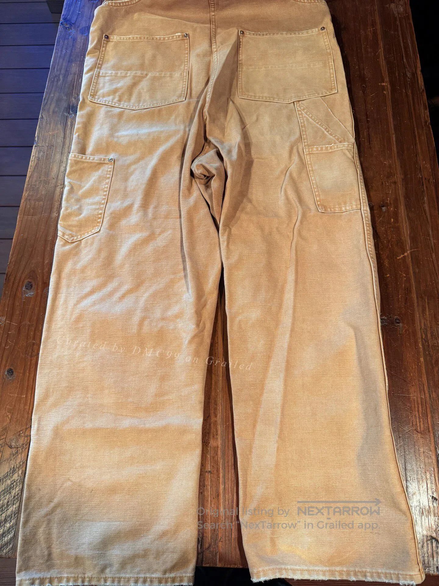 RRL Ralph Lauren RRL Khaki Cargo Overalls. Size US 32 / EU 48 - 2 Thumbnail
