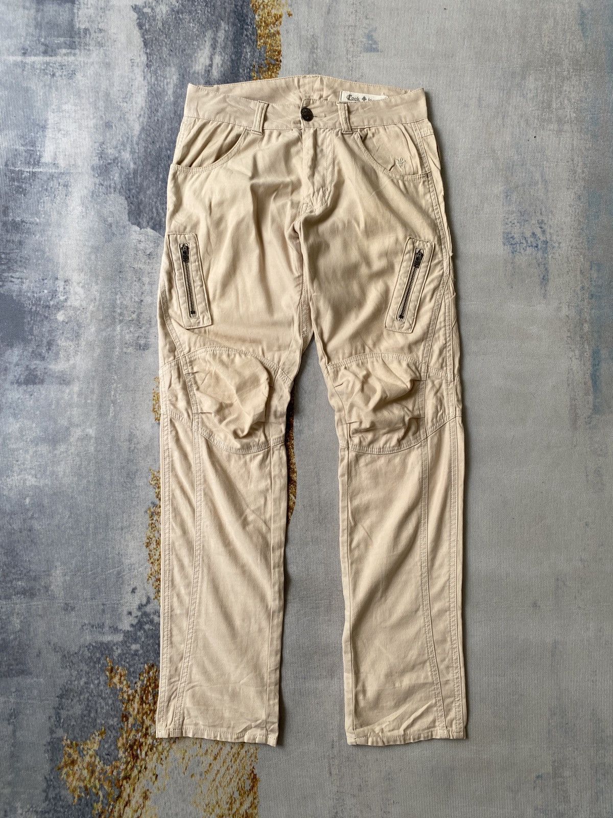 Japanese Brand × Le Grande Bleu (L.G.B.) × Tornado Mart 2000s - Cook Jeans Pant Laces Back Pocket Design Size US 30 / EU 46 - 3 Thumbnail