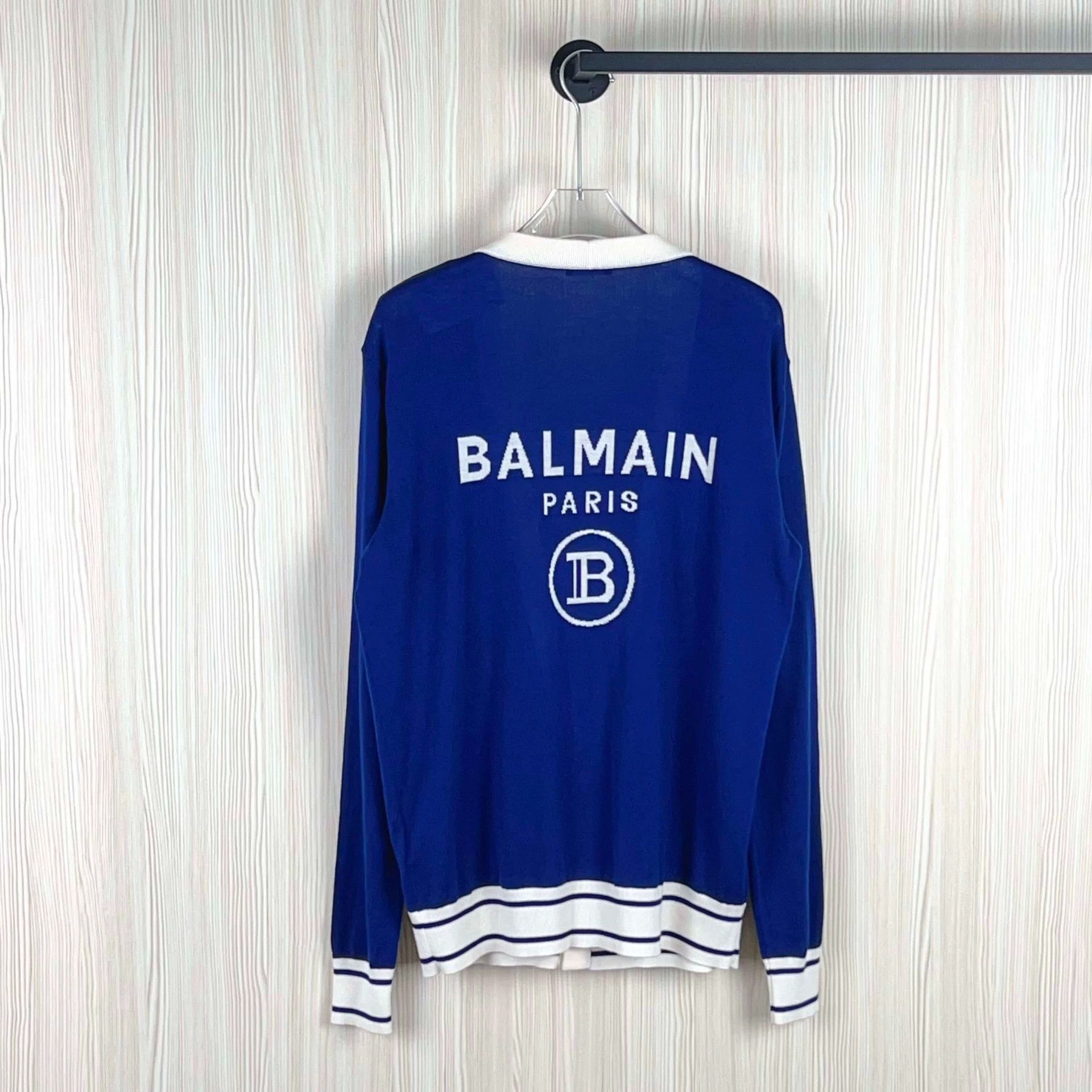 Balmain balmain blue cardigan size M for sale Size US M / EU 48-50 / 2 - 2 Thumbnail