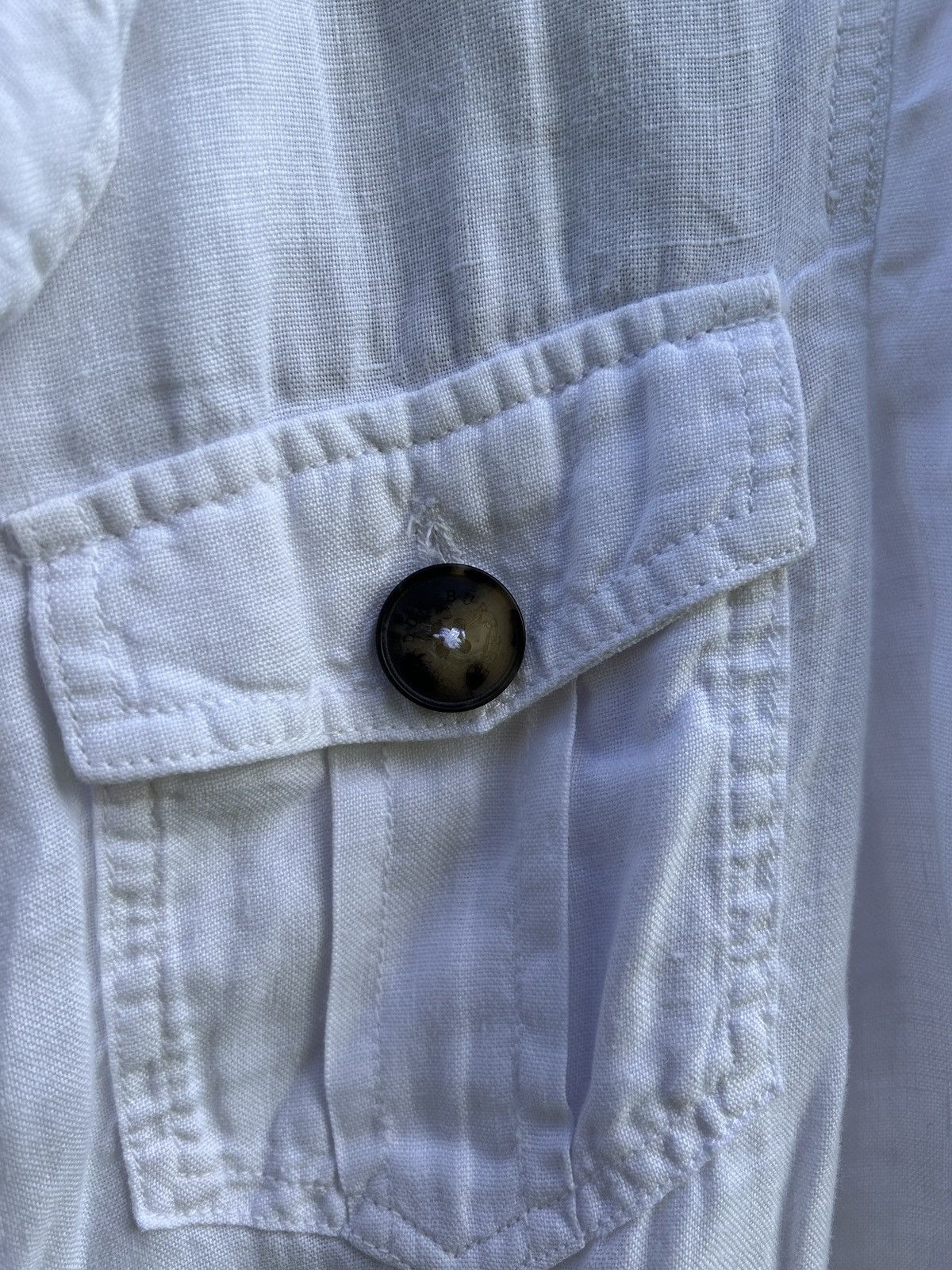 Burberry Vintage Burberry London Linen Belted Light Jacket Size M / US 6-8 / IT 42-44 - 3 Thumbnail