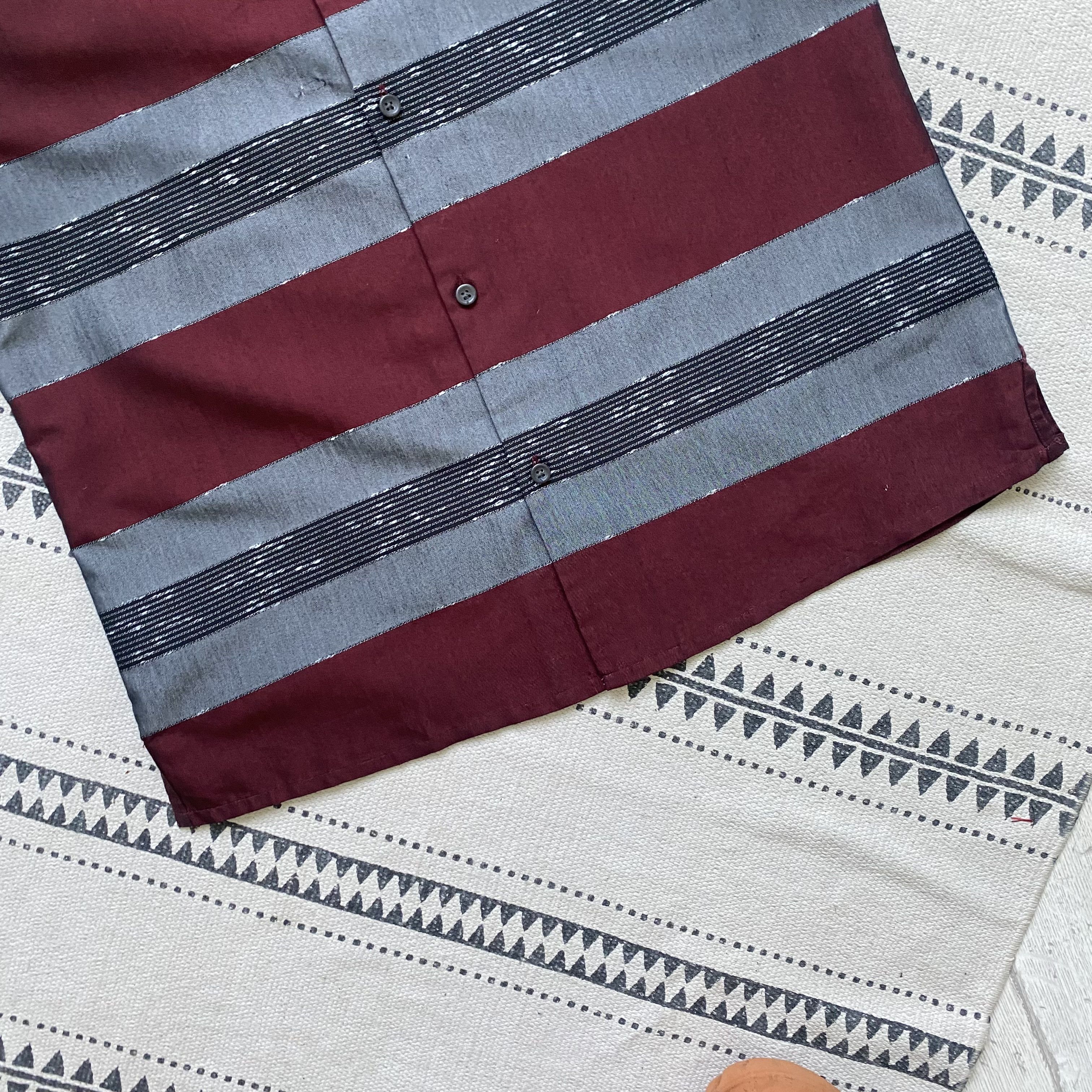 Allsaints ALLSAINTS striped shirt short sleeve oldmoney Size US M / EU 48-50 / 2 - 3 Thumbnail