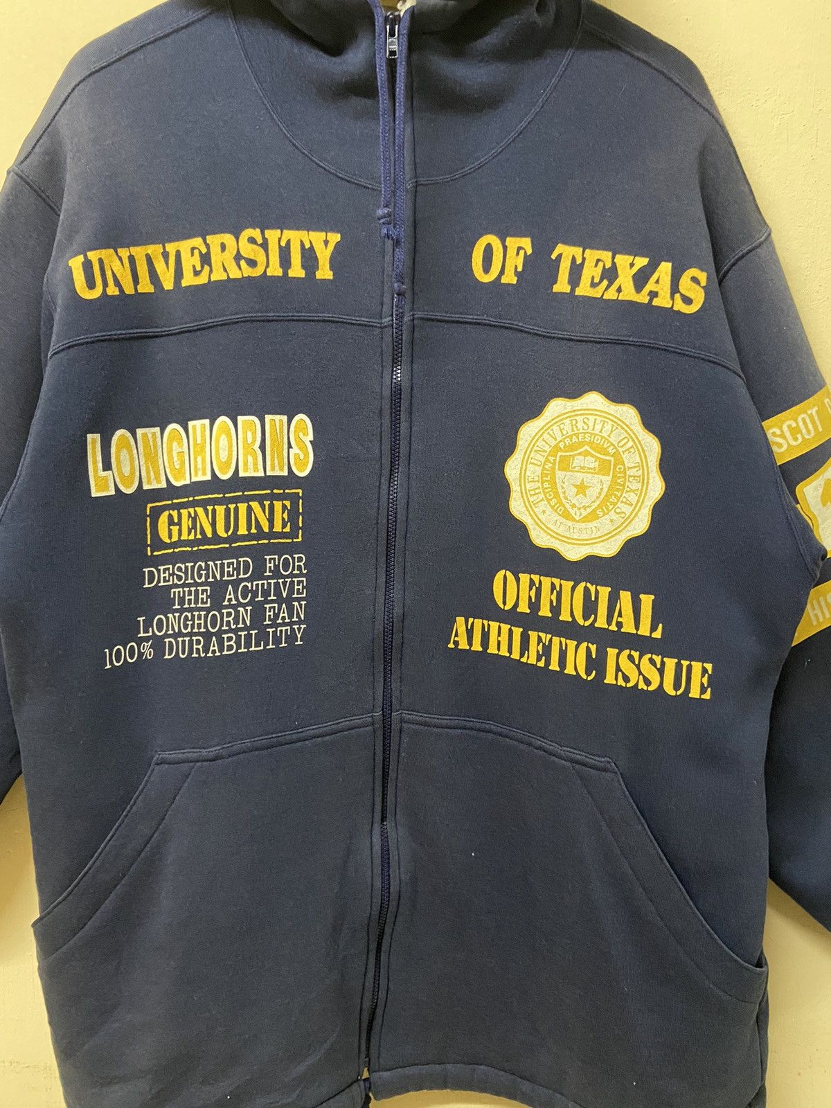 Japanese Brand × Kappa × Vintage Vintage University Of Texas Kappa Sherpa Hoodie Size US XL / EU 56 / 4 - 4 Thumbnail