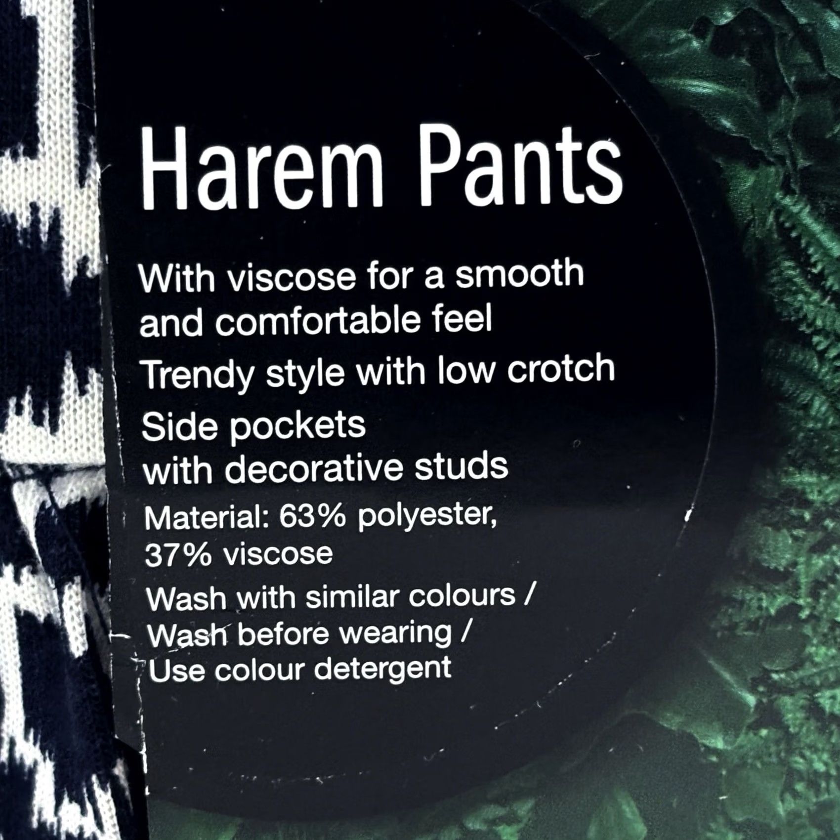 HARE ESMARA Pants Womens Small UK 10/12 Harem Trousers Size Navy White New With Tags BNWT Size 32" / US 10 / IT 46 - 8 Thumbnail