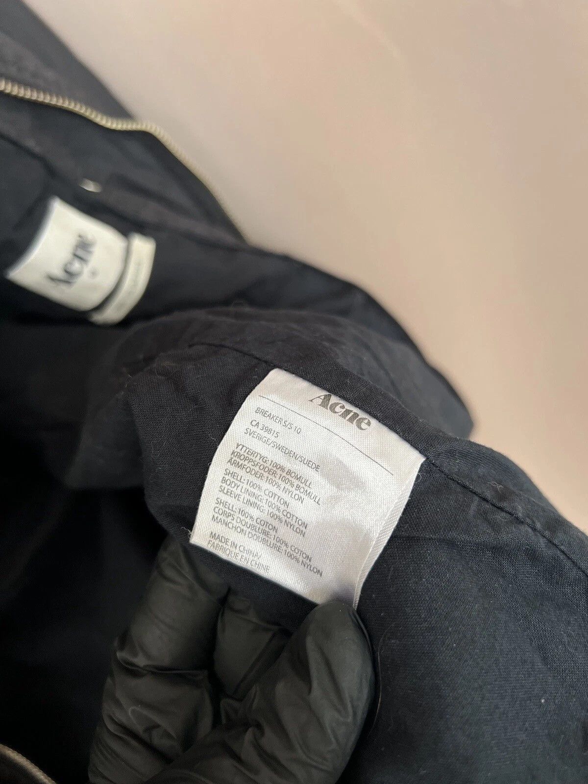 Acne Studios Acne Pop Classic Jacket Mens Size 48 or M/L Black Full Zip Size US M / EU 48-50 / 2 - 10 Thumbnail