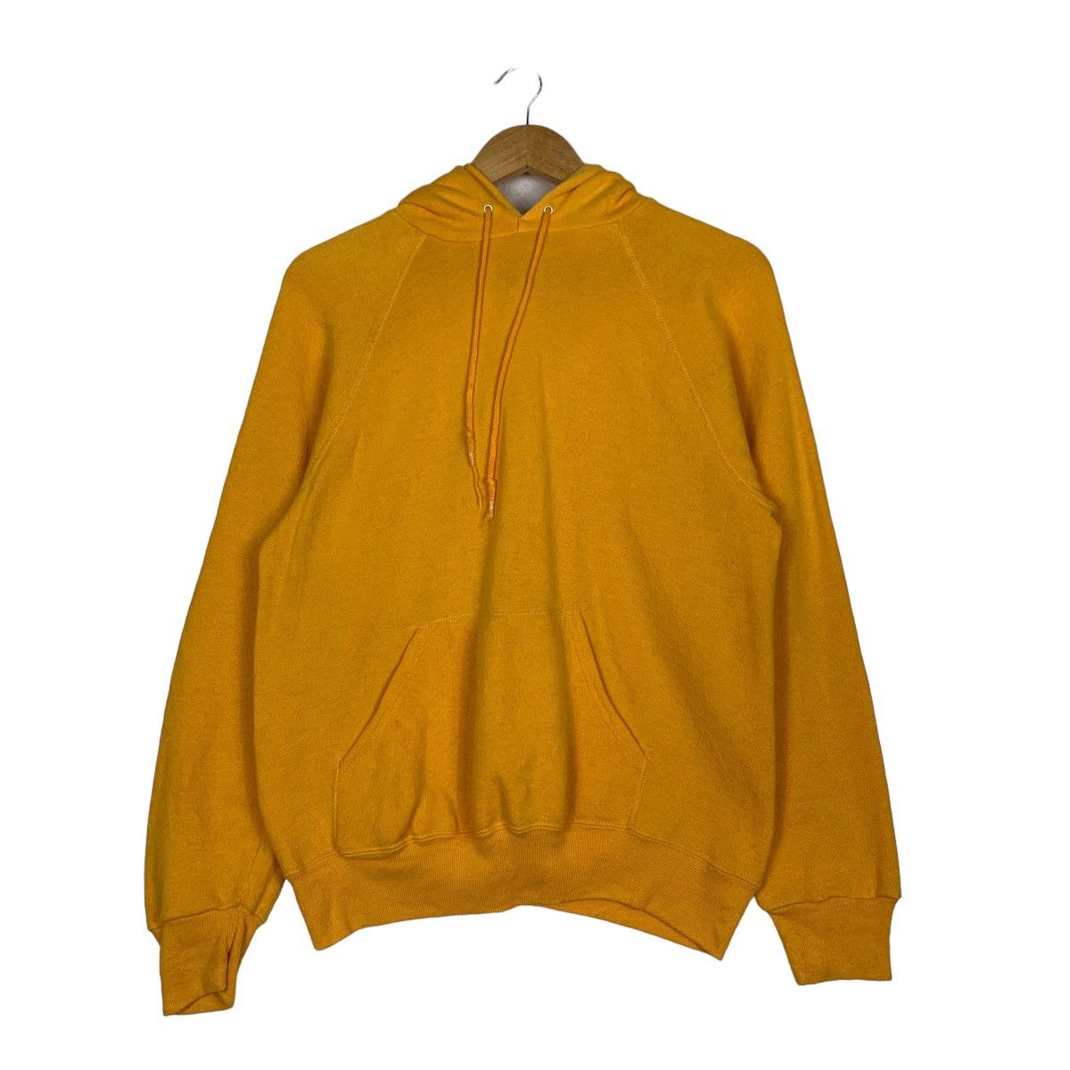 Other BASSETT-WALKER Plain Yellow Pullover Hoodies #0961-C43 Size US M / EU 48-50 / 2 - 1 Thumbnail