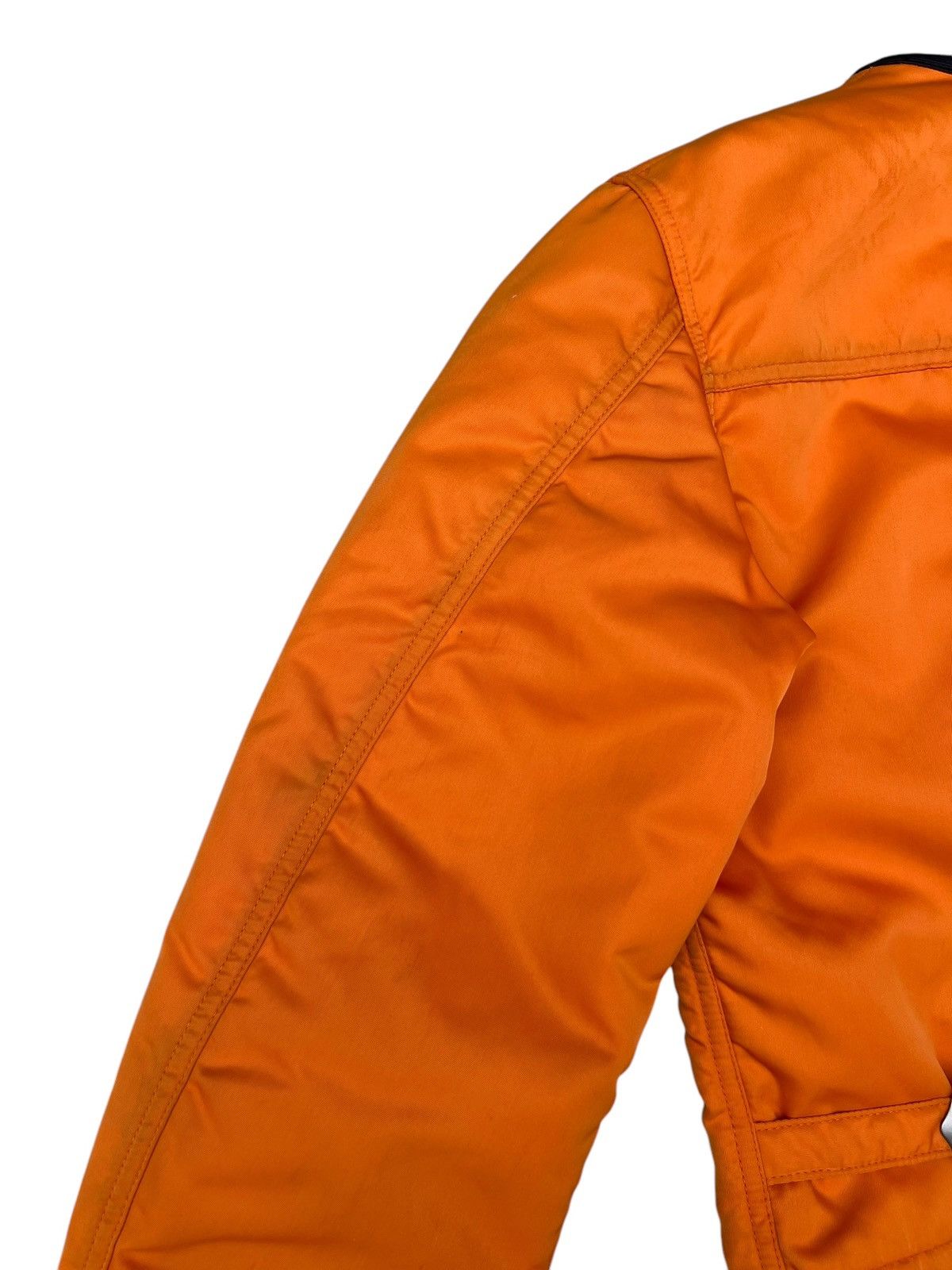 Marithe + Francois Girbaud Vintage 90s Marithe Francois Girbaud Orange Cropped Jacket Size US M / EU 48-50 / 2 - 17 Thumbnail