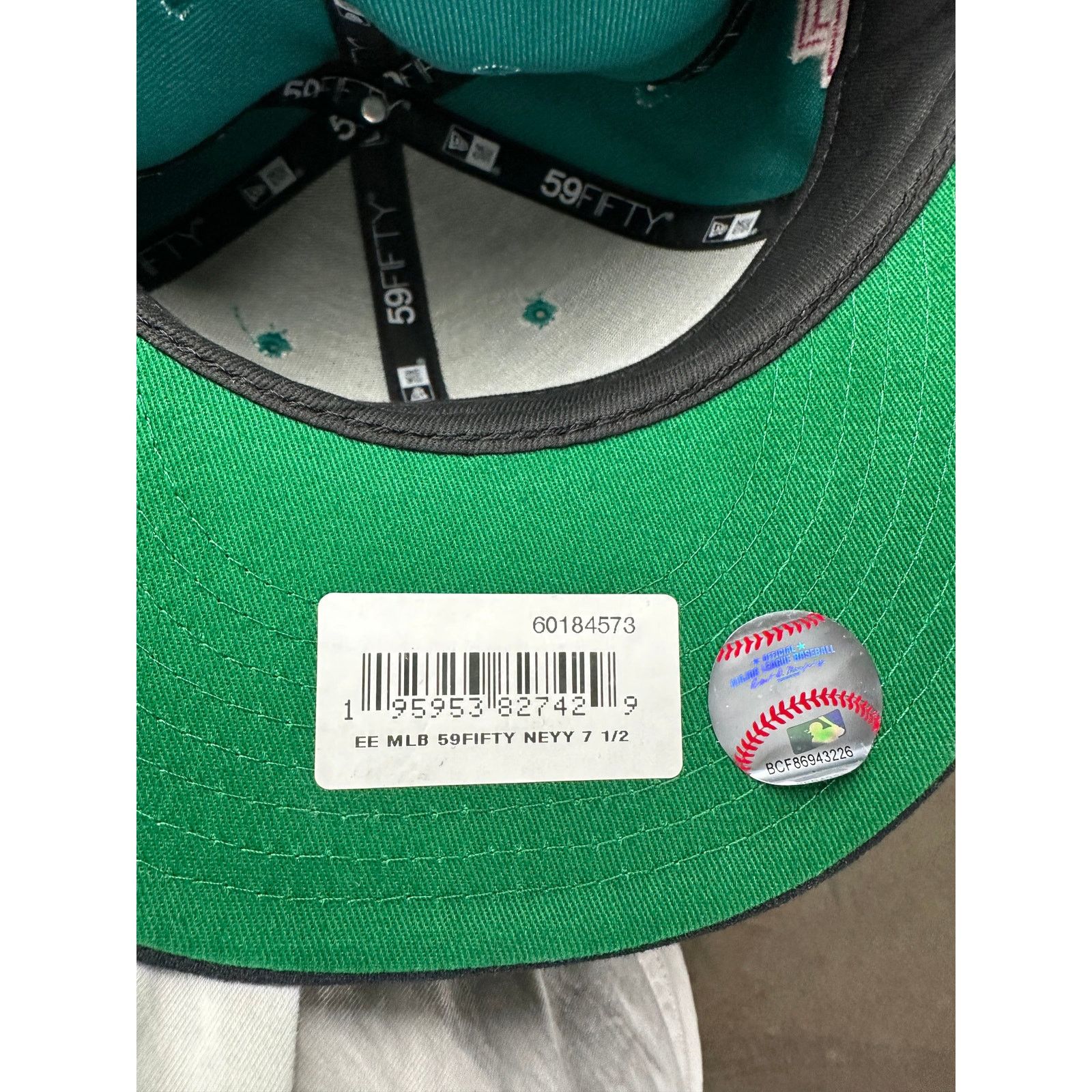 Eric Emanuel EE Cap NY Teal Pink 7 1/2 DSIP New Size ONE SIZE - 2 Thumbnail