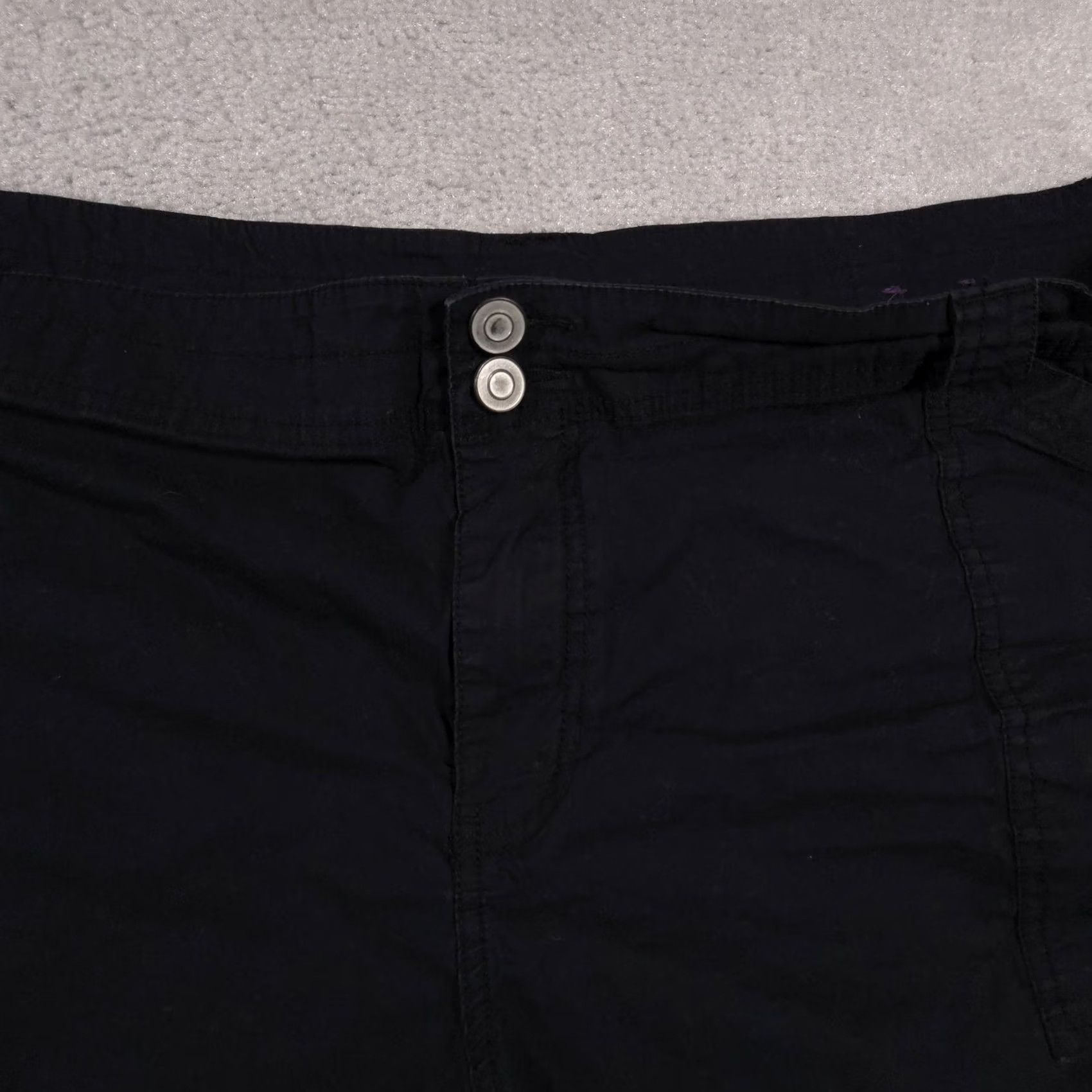 Vintage Lane Bryant Shorts Womens 26 Blue Stretch Cotton Casual Plus Size Pockets Summer Size 26" / US 2 / IT 38 - 3 Thumbnail