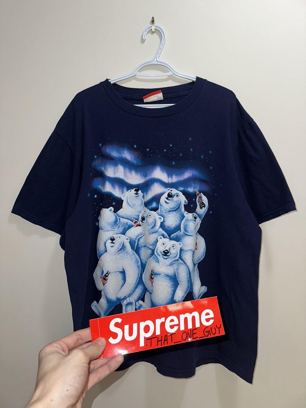 Coca Cola × Vintage Coca-cola Polar Bears Coke Shirt XL 1994 Vintage Size US XL / EU 56 / 4 - 4 Thumbnail