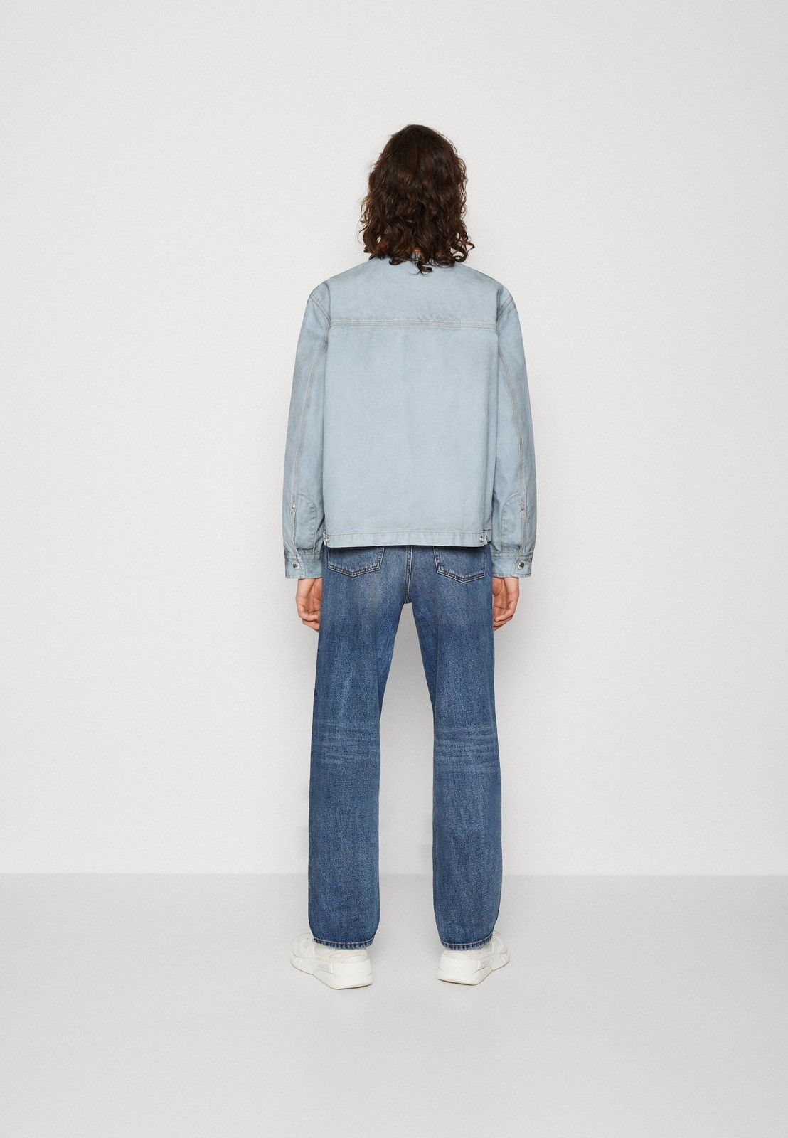 Diesel !DS! SS23 Diesel J-Chart Treated Canvas Indigo Denim Jacket Size US M / EU 48-50 / 2 - 7 Thumbnail