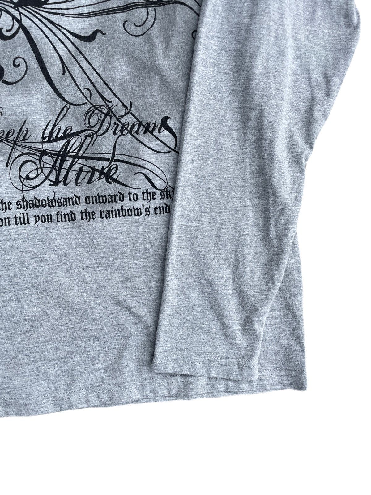 If Six Was Nine 2000s Japanese archive Poem Long Sleeve Tee Vkei Gyaruo Size US S / EU 44-46 / 1 - 6 Thumbnail