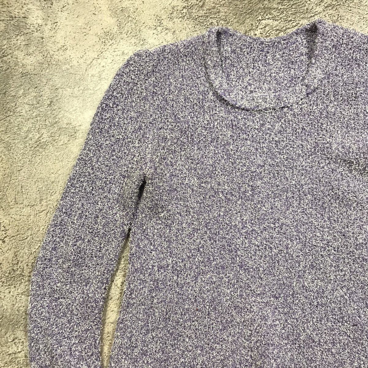 Vintage Vintage 90s Mohair Knit Sweater Oversized Grunge Y2K Faded M Size M / US 6-8 / IT 42-44 - 2 Thumbnail