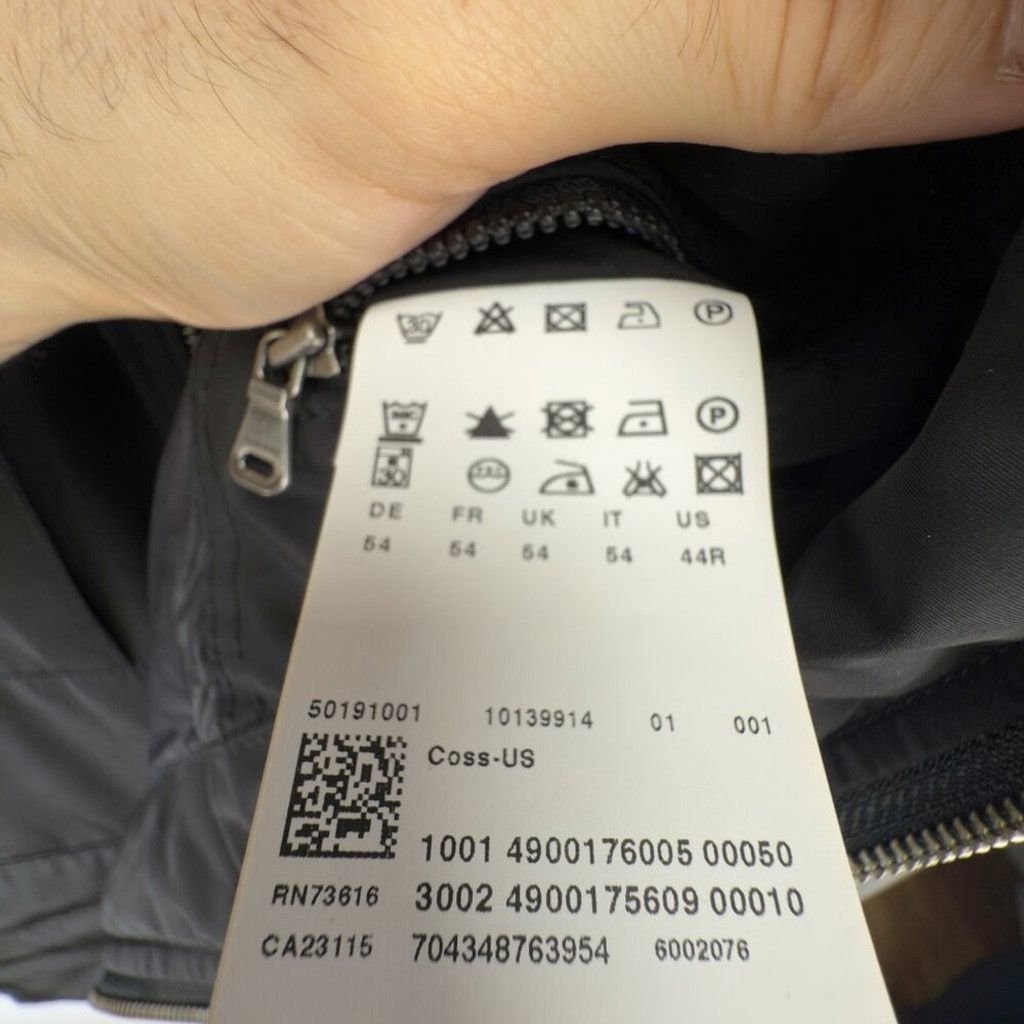 Other HUGO BOSS Jacket Black Bomber Zip Up Jacket Coat 44 / EU 54 Size US L / EU 52-54 / 3 - 9 Thumbnail